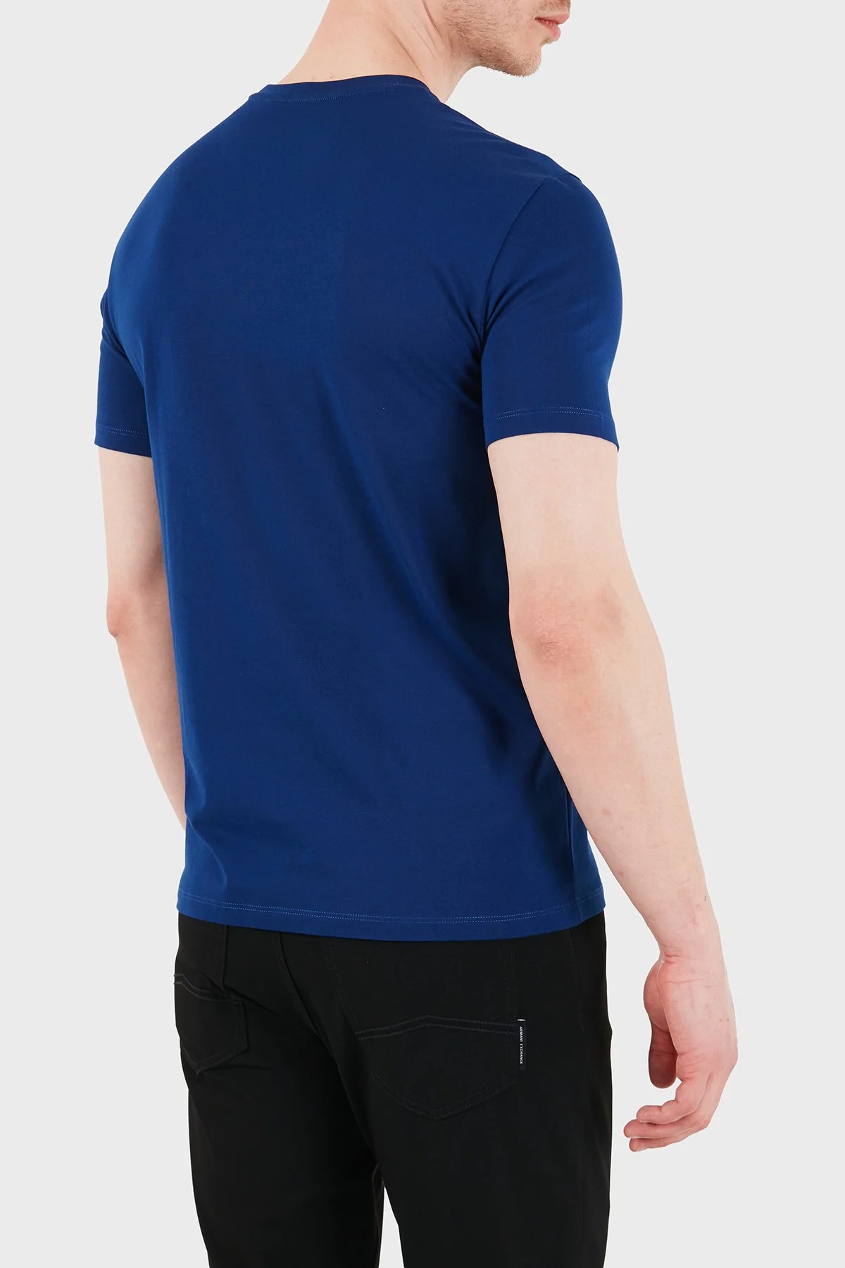 Armani Exchange Logolu Pamuklu Slim Fit Bisiklet Yaka Erkek T Shirt XM002413 AF10361 UB131 Saks - 3