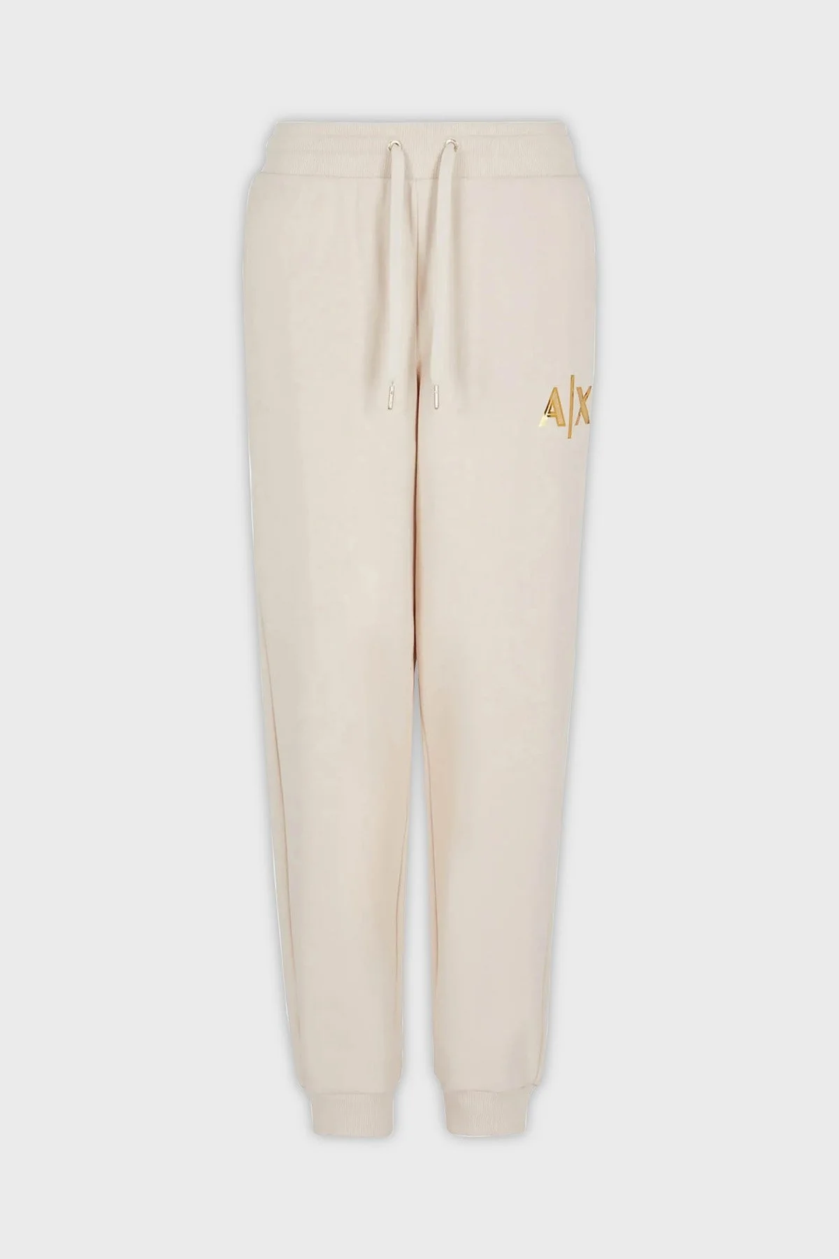 Armani Exchange Logolu Pamuklu Yüksek Bel Regular Fit Spor Bayan Pantolon 6RYP71 YJDBZ 1783 LACİVERT - 5