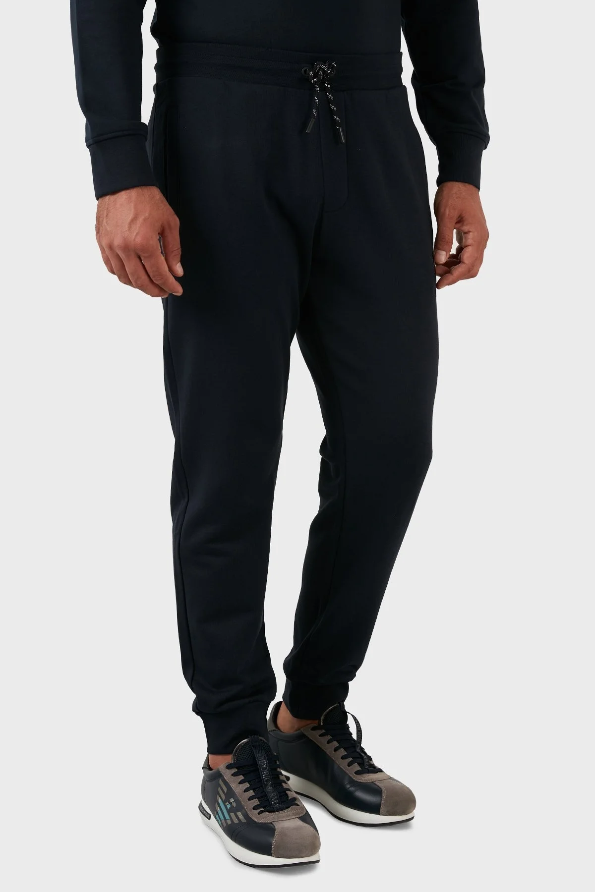 Armani Exchange Logolu Regular Fit Belden Bağlamalı Cepli Erkek Pantolon 6LZPAY ZJFAZ 1510 LACİVERT - 4