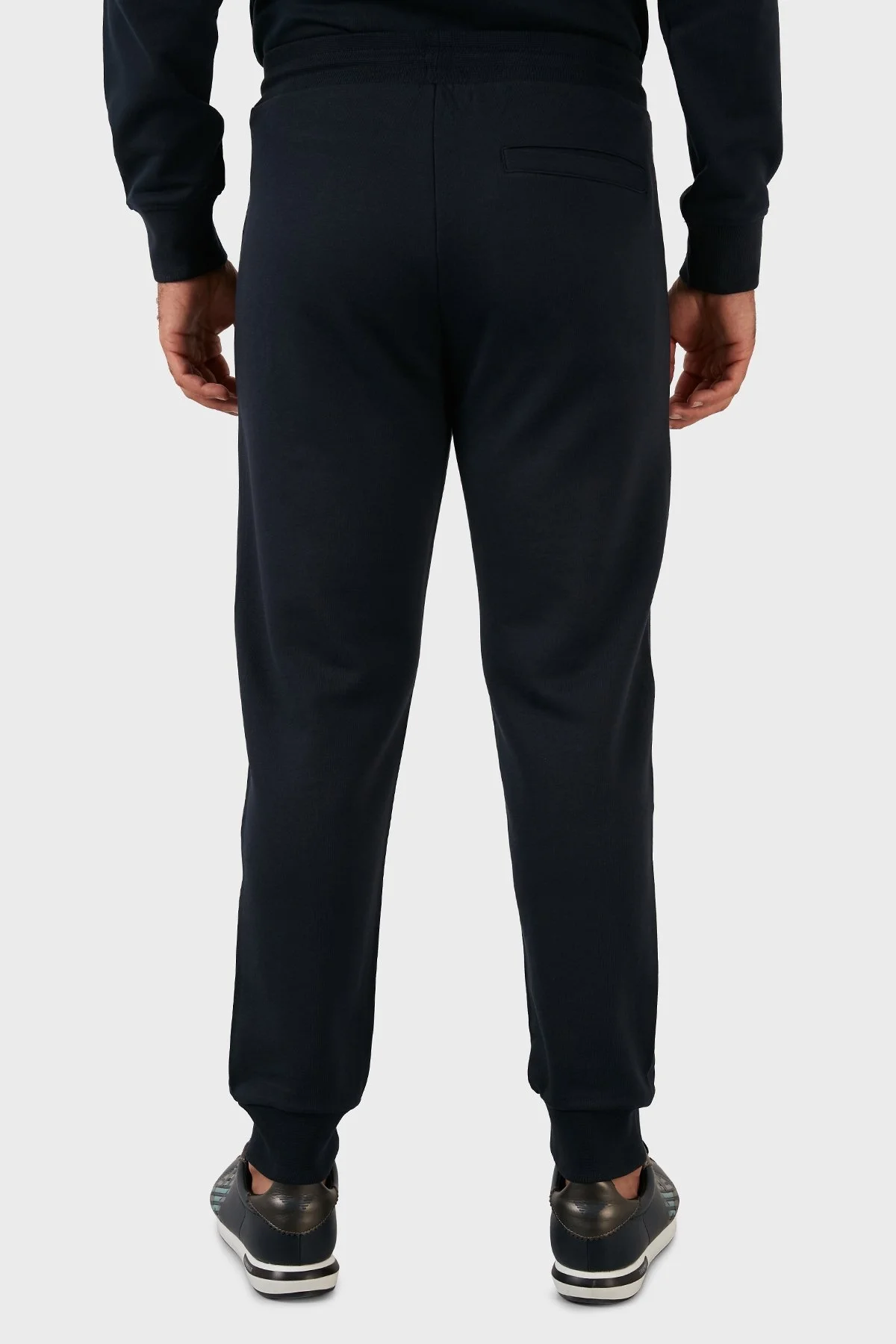 Armani Exchange Logolu Regular Fit Belden Bağlamalı Cepli Erkek Pantolon 6LZPAY ZJFAZ 1510 LACİVERT - 5