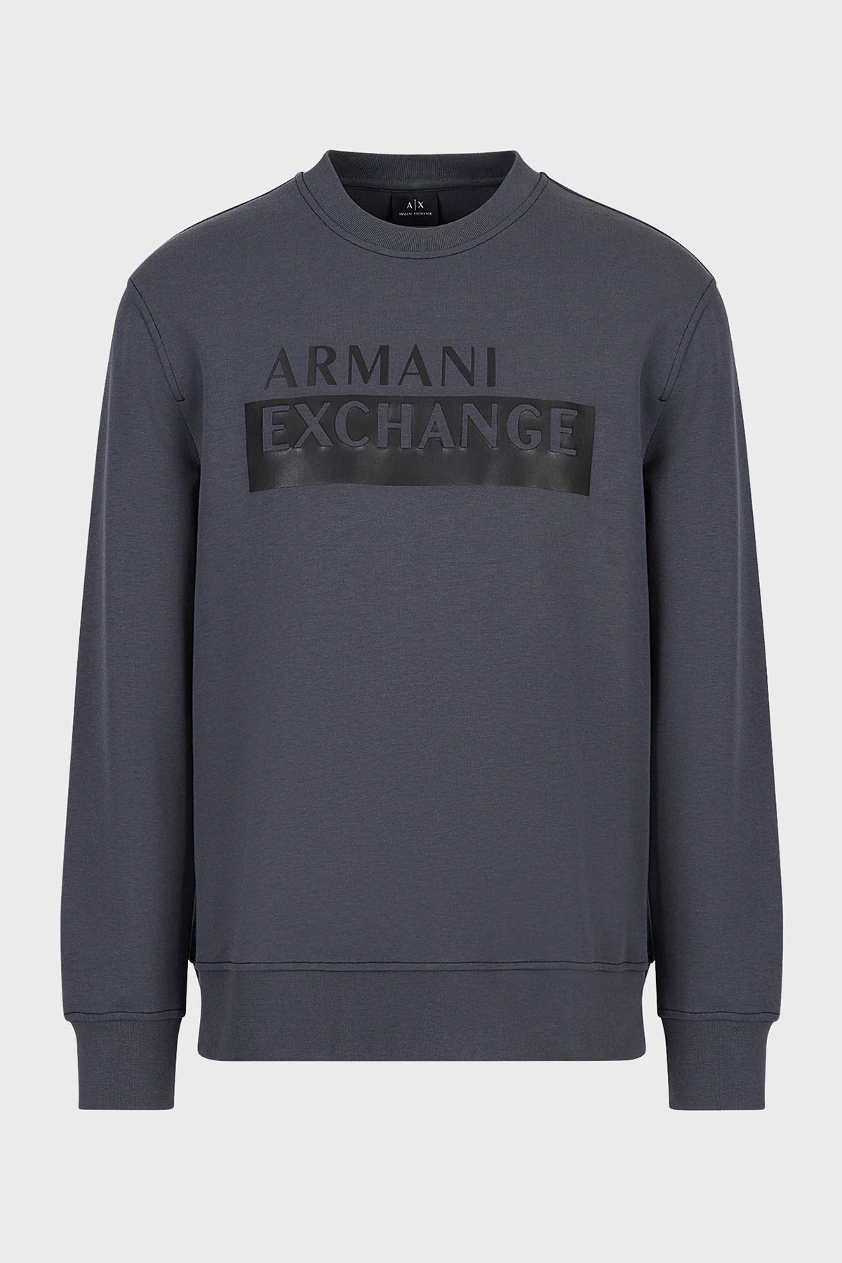 Armani Exchange Logolu Regular Fit Bisiklet Yaka Pamuklu Erkek Sweat 6LZMBE ZJCAZ 1978 ANTRASİT - 8