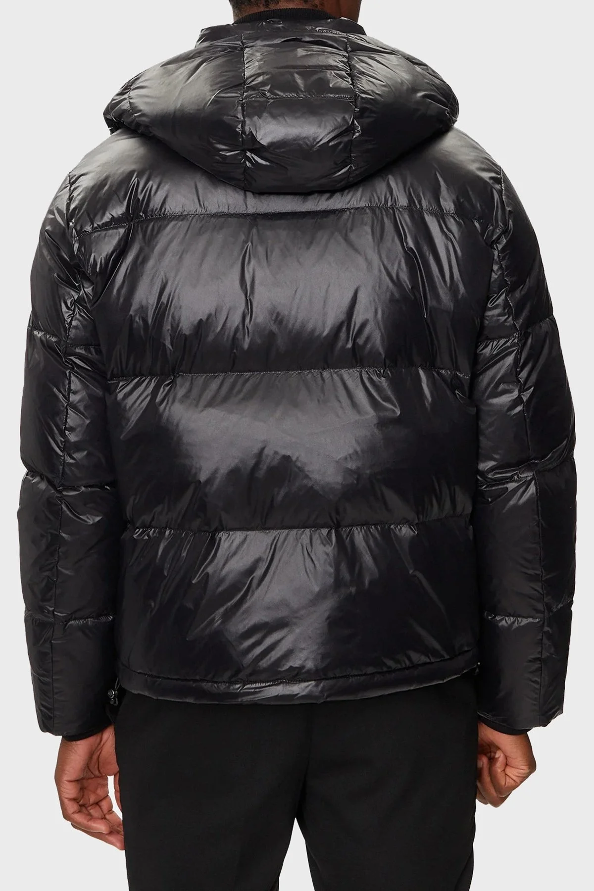 Armani Exchange Logolu Regular Fit Çıkarılabilir Kapüşonlu Şişme Erkek Mont 8NZB70 ZNYNZ 1832 HAKİ - 2