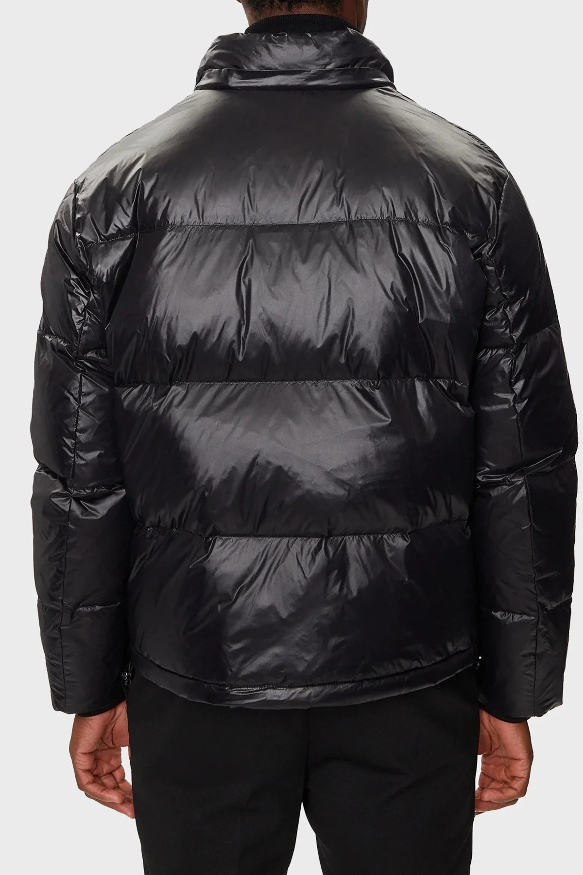 Armani Exchange Logolu Regular Fit Çıkarılabilir Kapüşonlu Şişme Erkek Mont 8NZB70 ZNYNZ 1832 HAKİ - 4