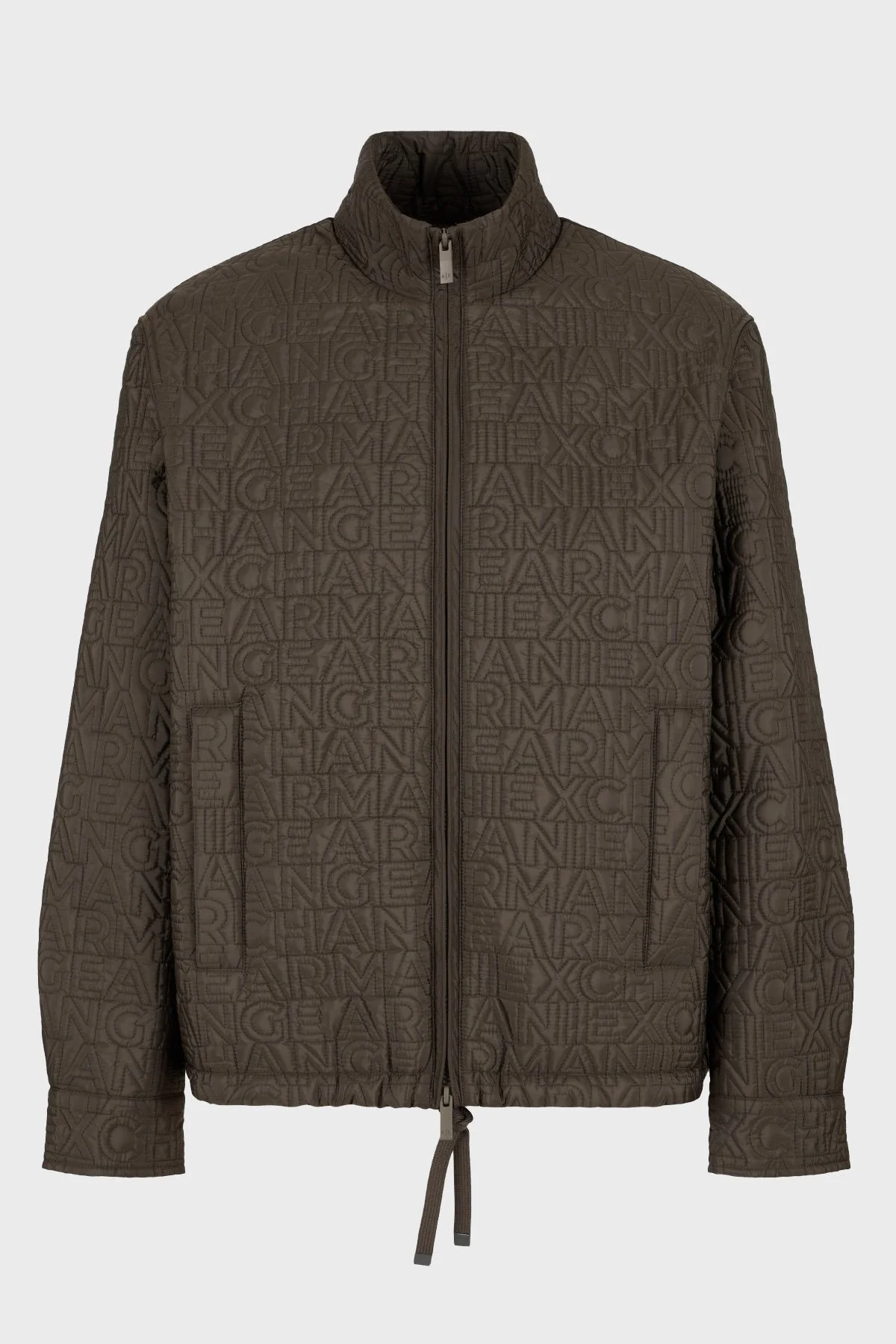 Armani Exchange Logolu Regular Fit Dik Yaka Erkek Mont 6DZB10 ZN4XZ 1897 HAKİ - 5