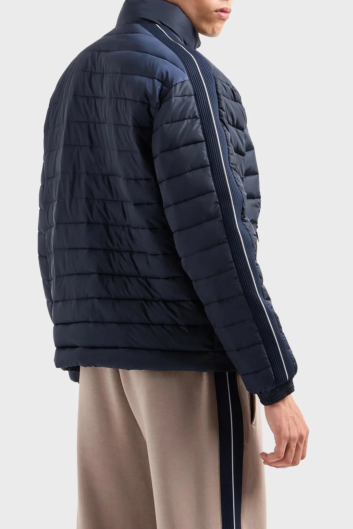 Armani Exchange Logolu Regular Fit Dik Yaka Erkek Mont 6DZB37 ZN4XZ 1510 LACİVERT - 3