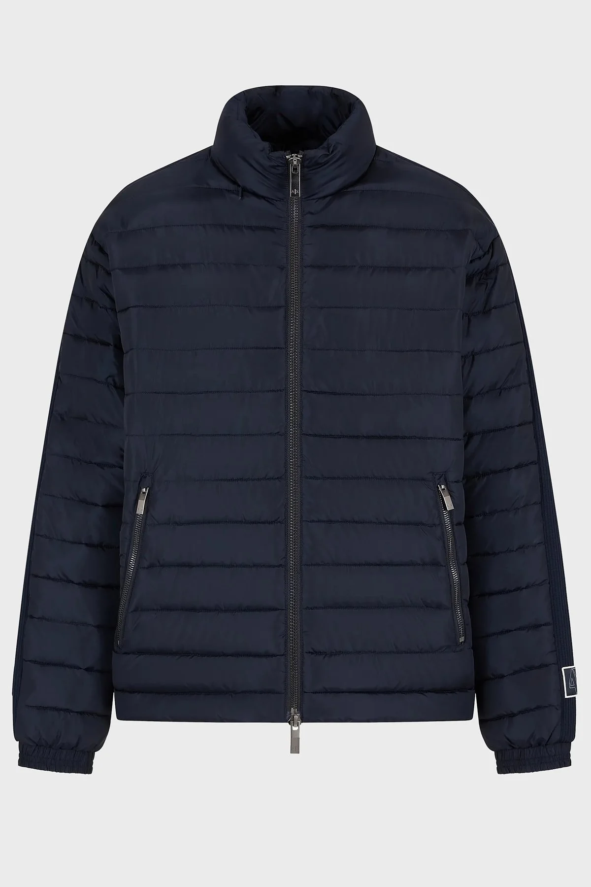 Armani Exchange Logolu Regular Fit Dik Yaka Erkek Mont 6DZB37 ZN4XZ 1510 LACİVERT - 5