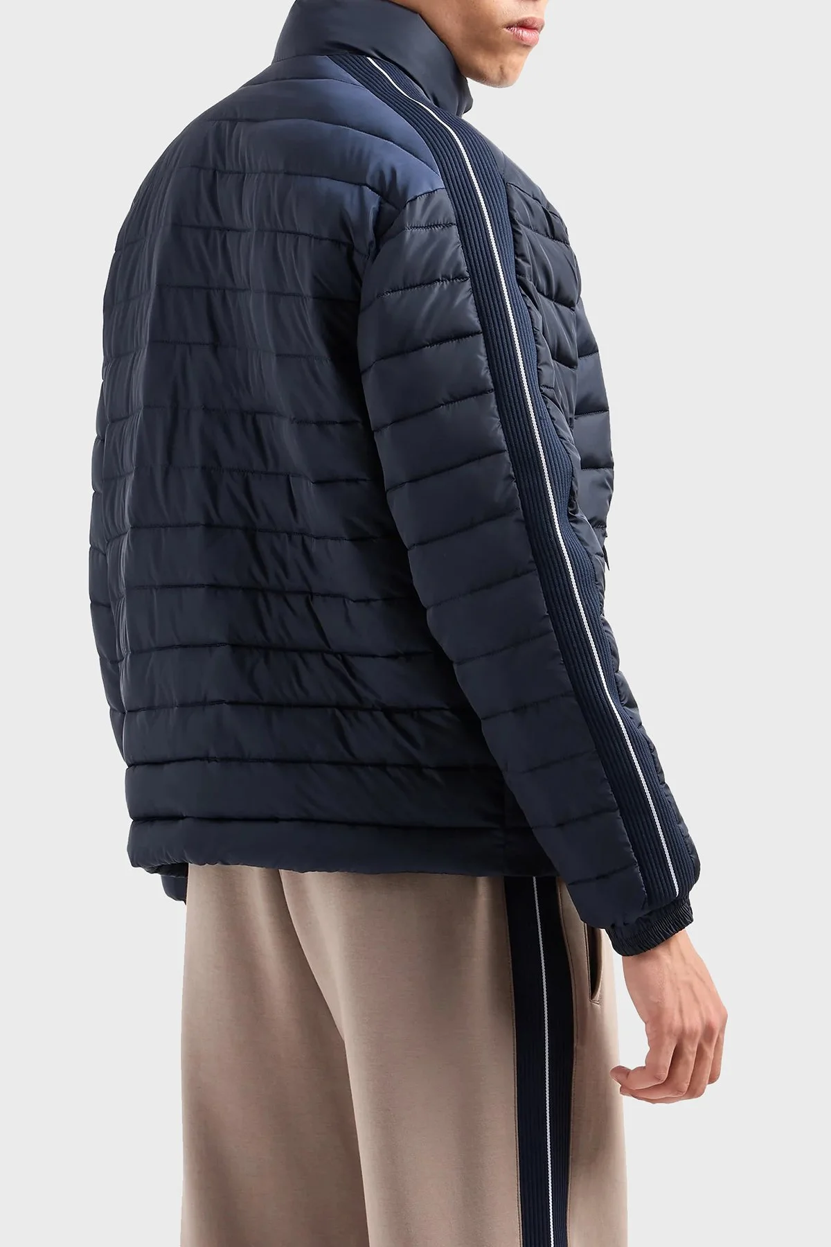 Armani Exchange Logolu Regular Fit Dik Yaka Erkek Mont 6DZB37 ZN4XZ 1510 LACİVERT - 3