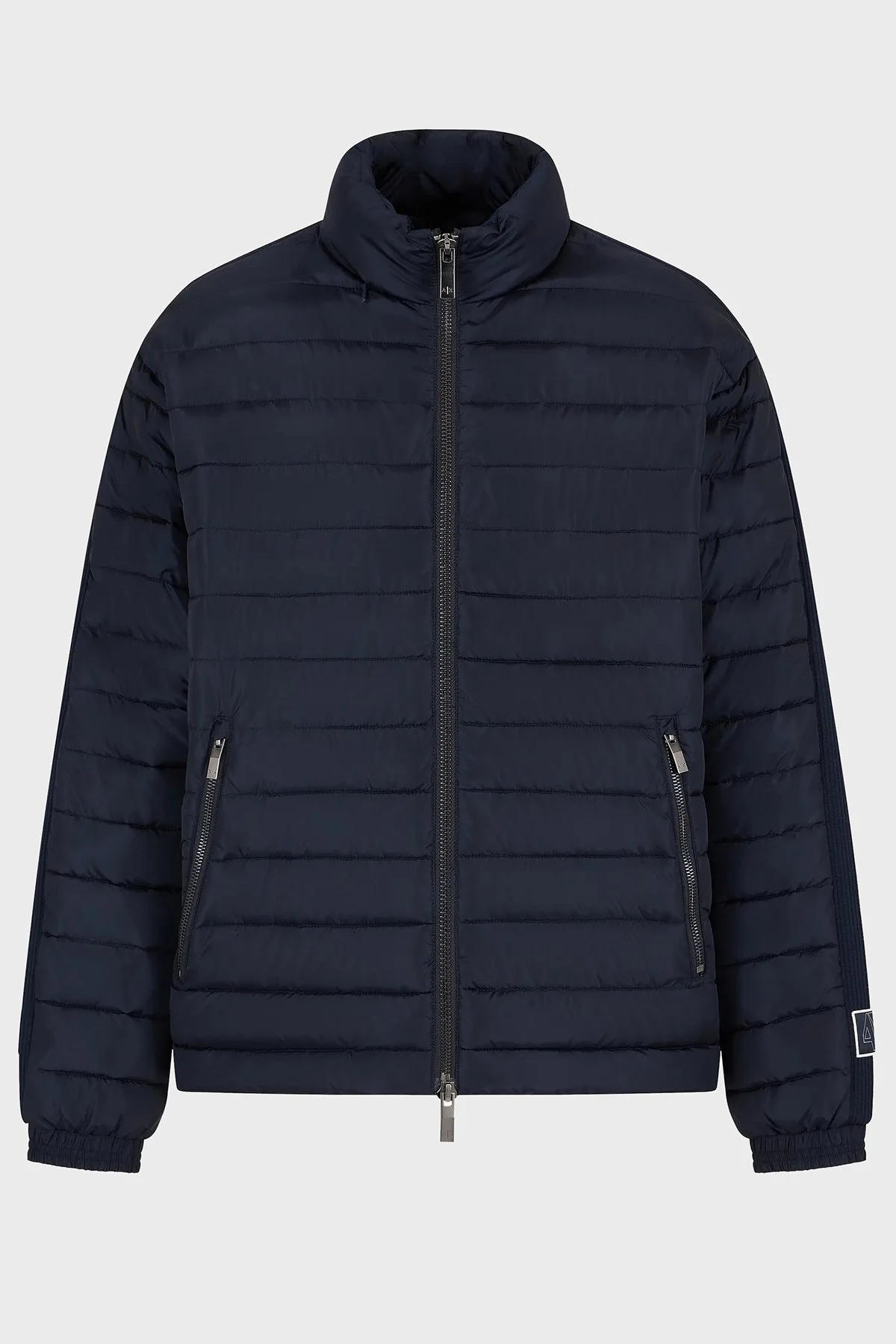 Armani Exchange Logolu Regular Fit Dik Yaka Erkek Mont 6DZB37 ZN4XZ 1510 LACİVERT - 5