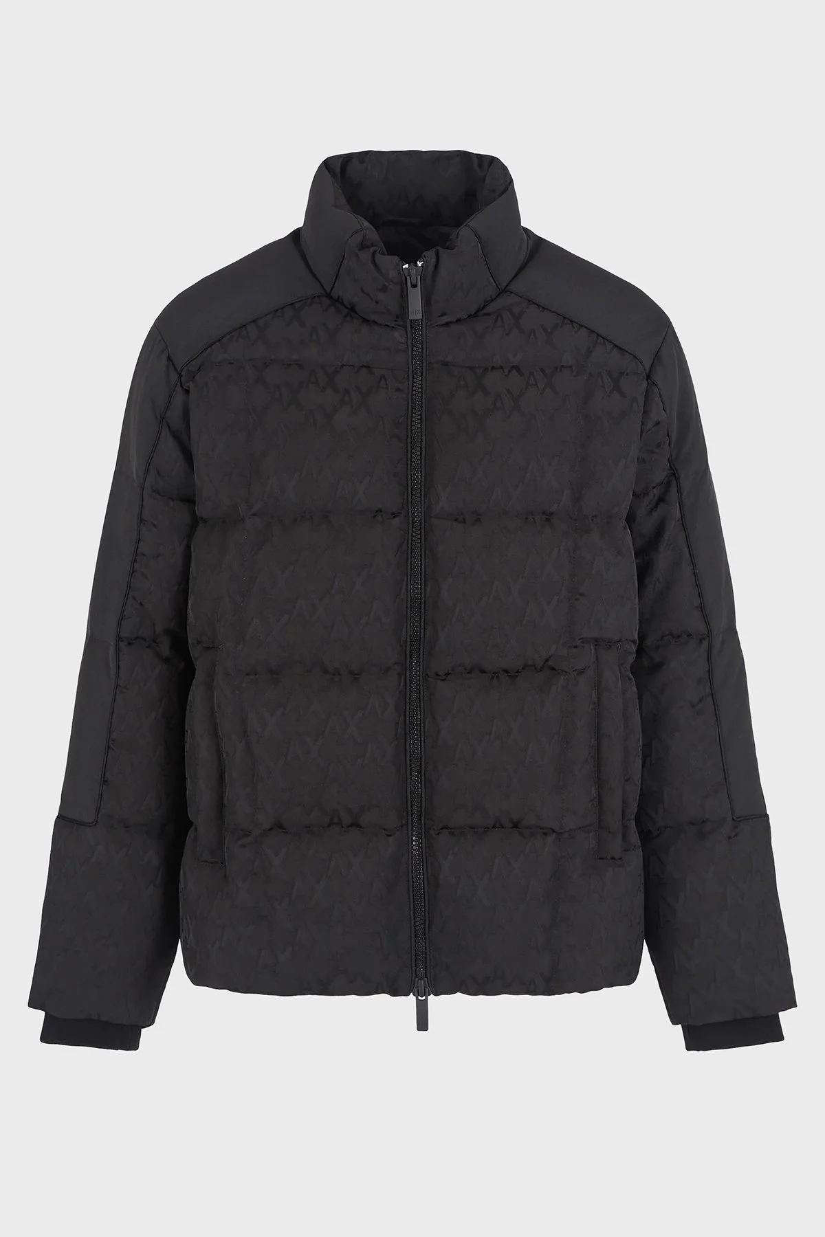 Armani Exchange Logolu Regular Fit Dik Yaka Erkek Mont 6DZBL2 ZN5GZ 1200 SİYAH - 4