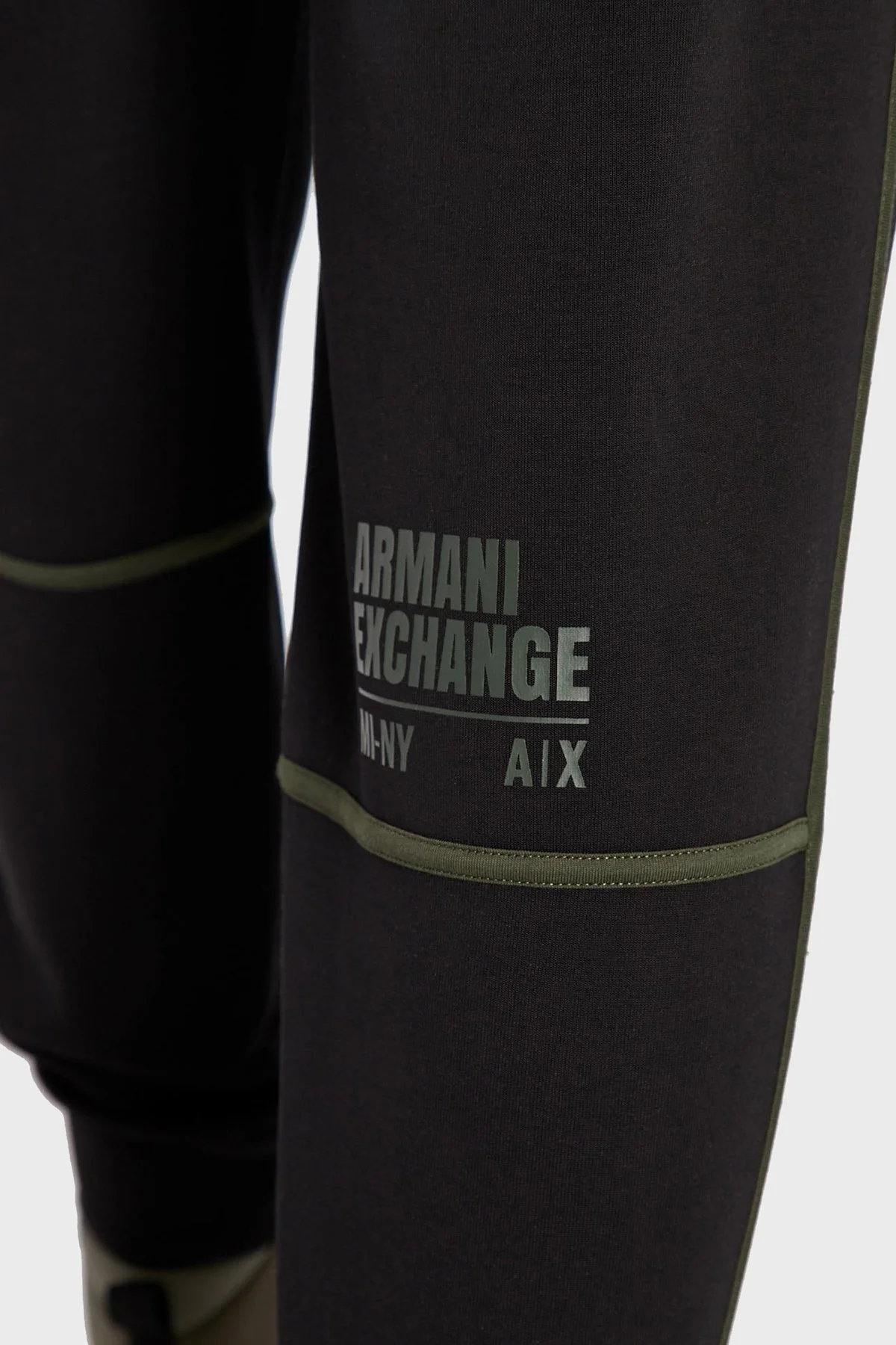 Armani Exchange Logolu Regular Fit Elastik Bel Bantlı Cepli Pamuklu Jogger Erkek Pantolon 6LZPFD ZJ5NZ 1200 SİYAH - 3