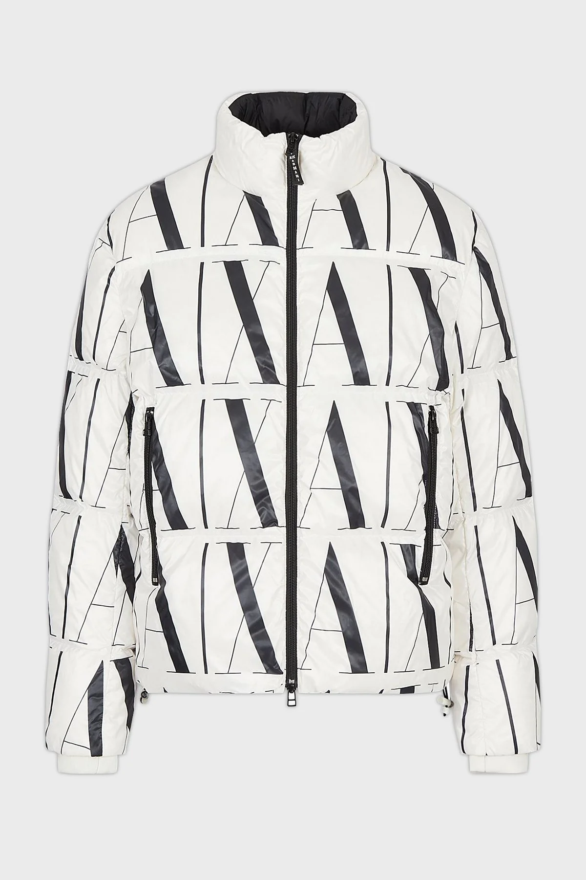 Armani Exchange Logolu Regular Fit Fermuarlı Şişme Erkek Mont 8NZBP8 ZNULZ 21BE BEYAZ - 6