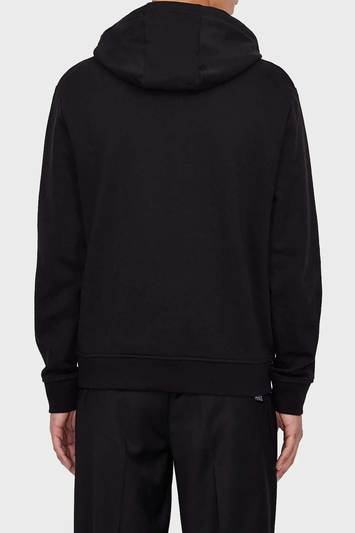 Armani Exchange Logolu Regular Fit Kapüşonlu % 100 Pamuk Erkek Sweat 8NZMPC ZJ1ZZ 1200 SİYAH - 2