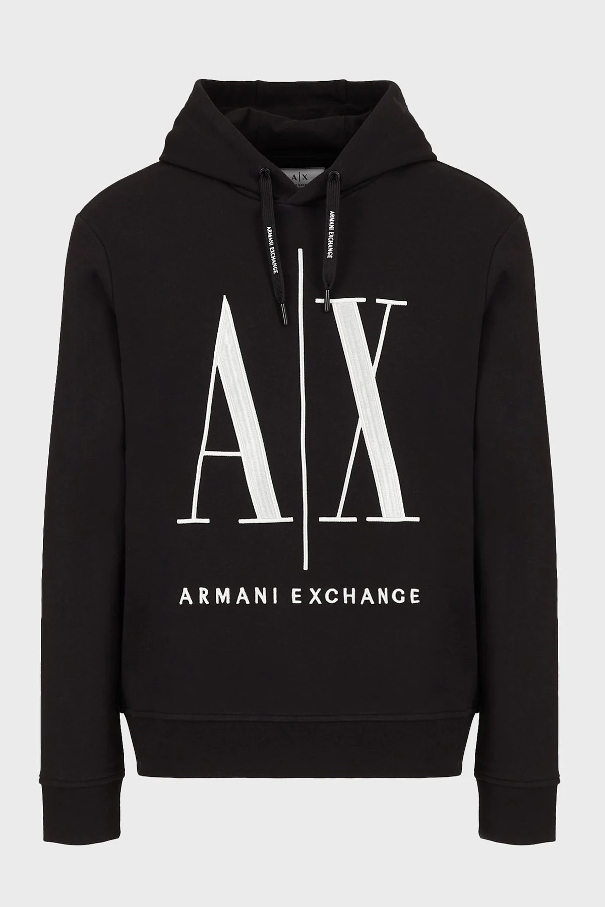Armani Exchange Logolu Regular Fit Kapüşonlu % 100 Pamuk Erkek Sweat 8NZMPC ZJ1ZZ 1200 SİYAH - 4