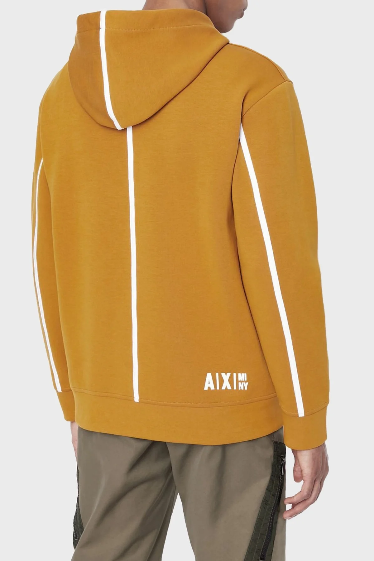 Armani Exchange Logolu Regular Fit Kapüşonlu Pamuklu Erkek Sweat 6LZMFE ZJ5NZ 1767 HARDAL - 3