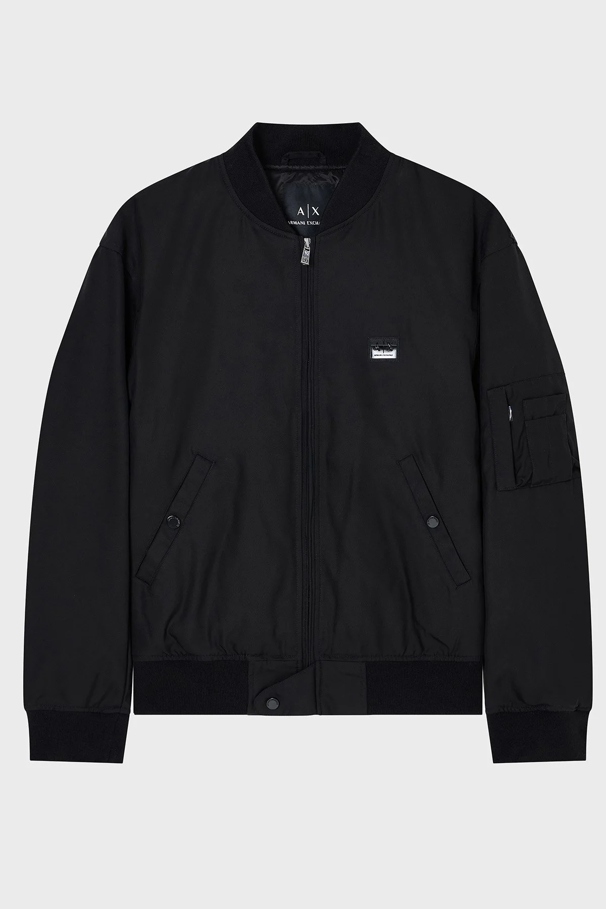 Armani Exchange Logolu Regular Fit Kolej Yaka Bomber Erkek Ceket XM001137 AF16672 UC001 SİYAH - 5