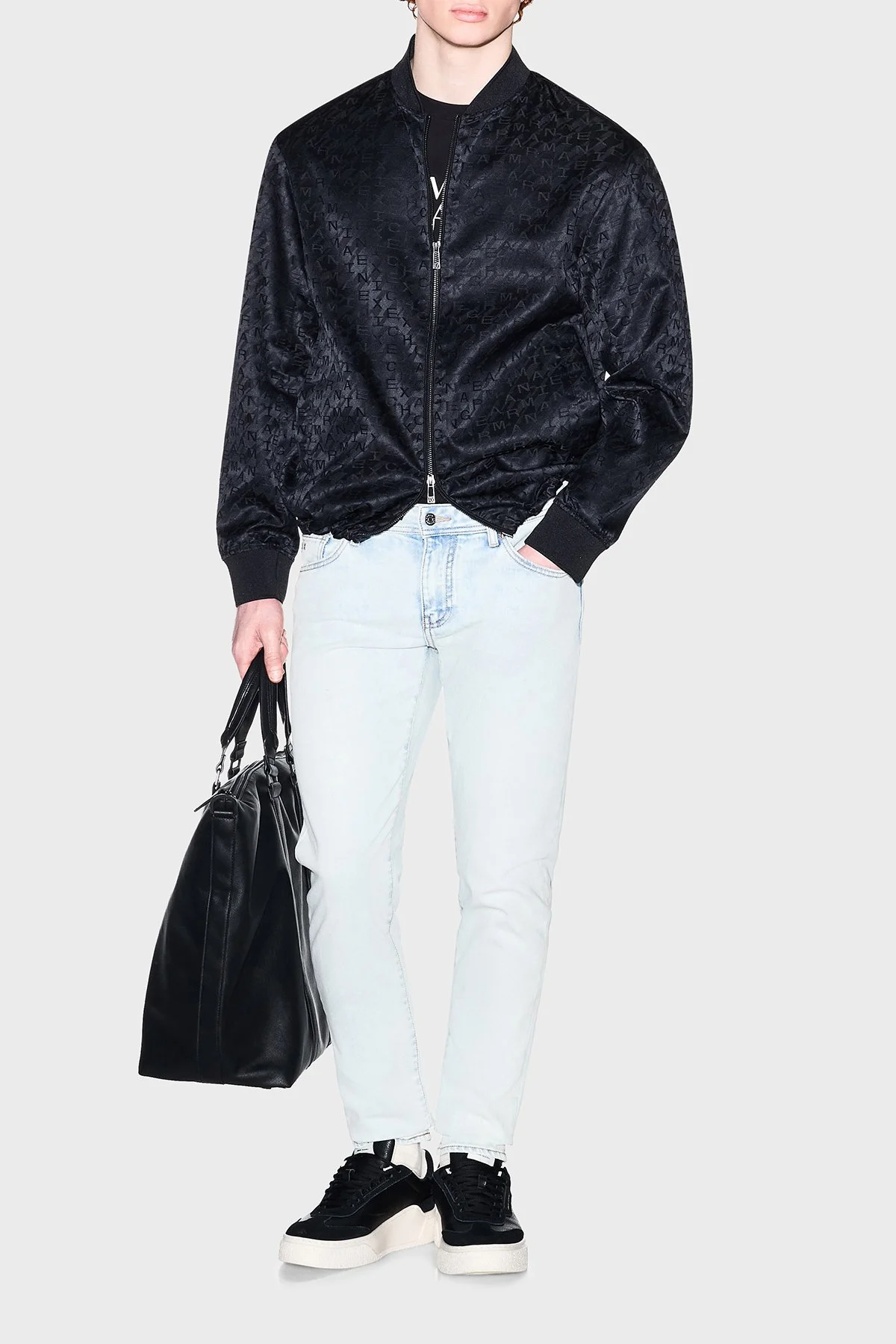 Armani Exchange Logolu Regular Fit Kolej Yaka Erkek Ceket XM002239 AF22864 UB101 Lavicert - 2