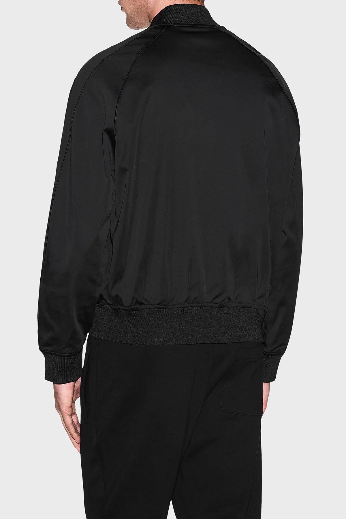 Armani Exchange Logolu Regular Fit Kolej Yaka Fermuarlı Erkek Ceket XM001836 AF20535 UC001 Siyah - 3