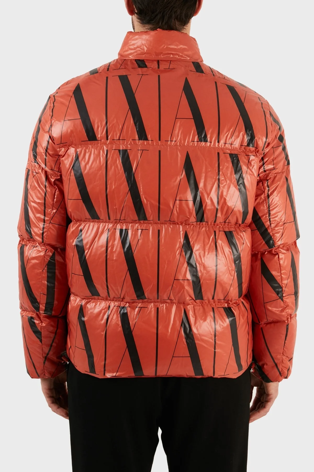 Armani Exchange Logolu Regular Fit Kuş Tüyü Dolgulu Şişme Erkek Mont 8NZBP8 ZNULZ 4443 TURUNCU - 6