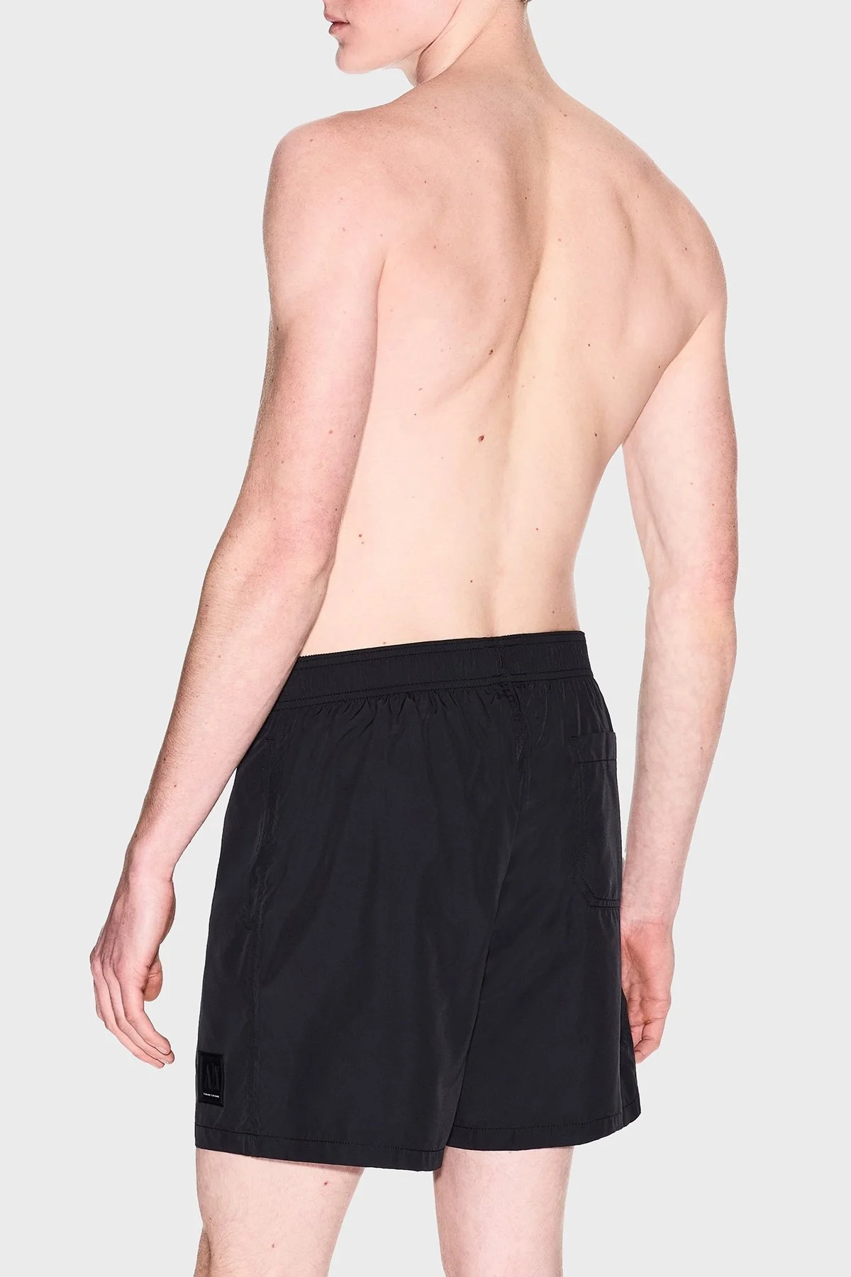 Armani Exchange Logolu Regular Fit Normal Bel Erkek Mayo Short XM000812 AF13556 UC001 SİYAH - 6