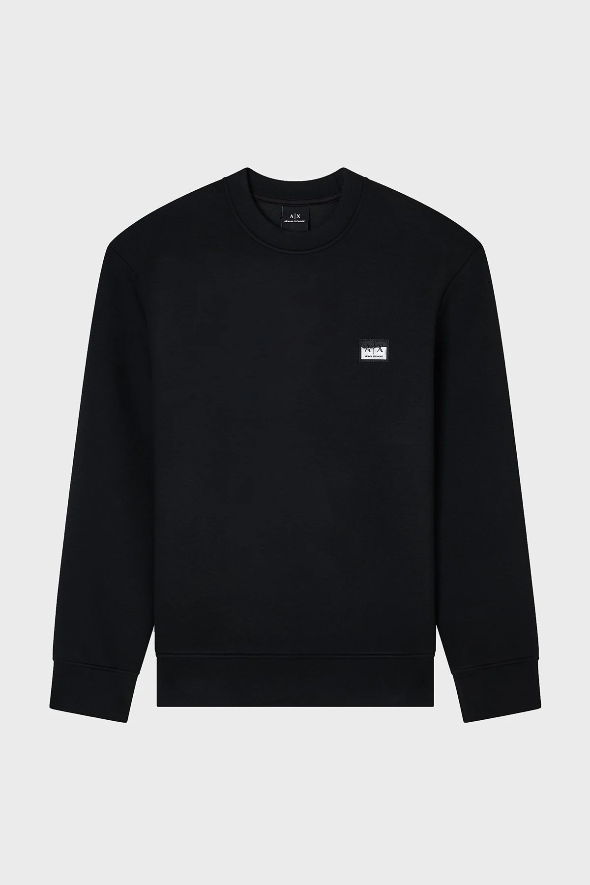 Armani Exchange Logolu Relaxed Fit Bisiklet Yaka Erkek Sweat XM001888 AF18746 UC001 SİYAH - 5