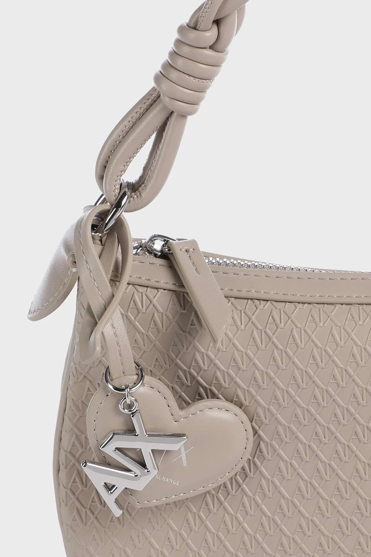 Armani Exchange Logolu Sabit Askılı Kadın Çanta XW002228 AF22632 U6223 BEJ - 5