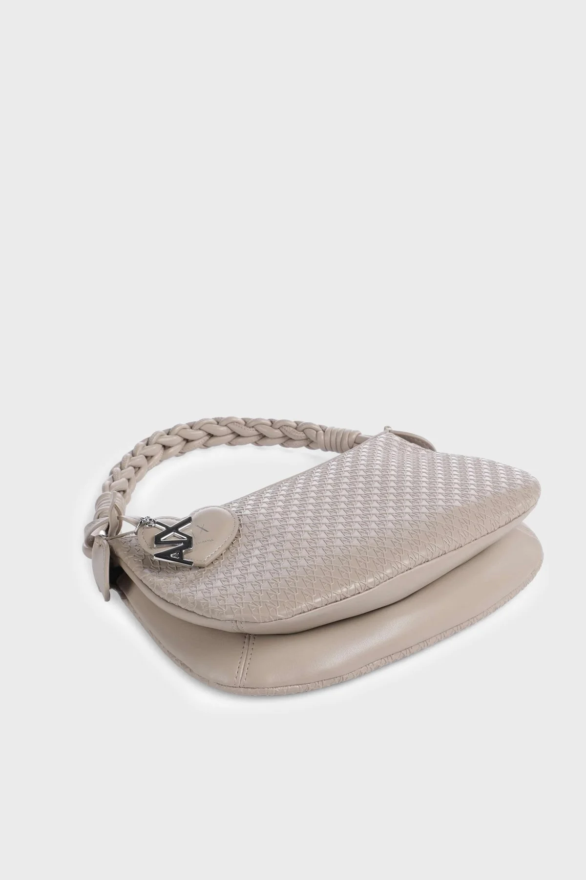Armani Exchange Logolu Sabit Askılı Kadın Çanta XW002228 AF22632 U6223 BEJ - 6