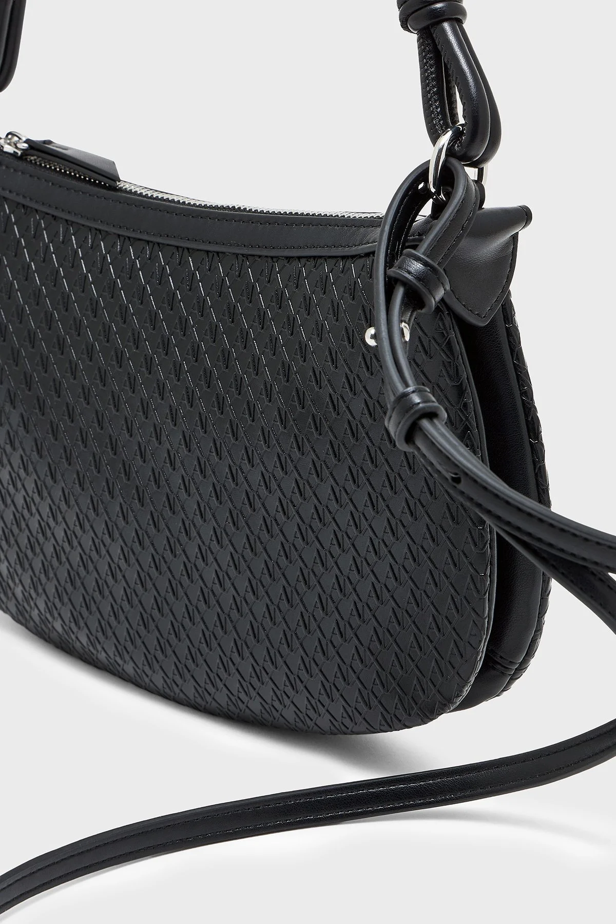 Armani Exchange Logolu Sabit Askılı Kadın Çanta XW002228 AF22632 UC001 SİYAH - 4