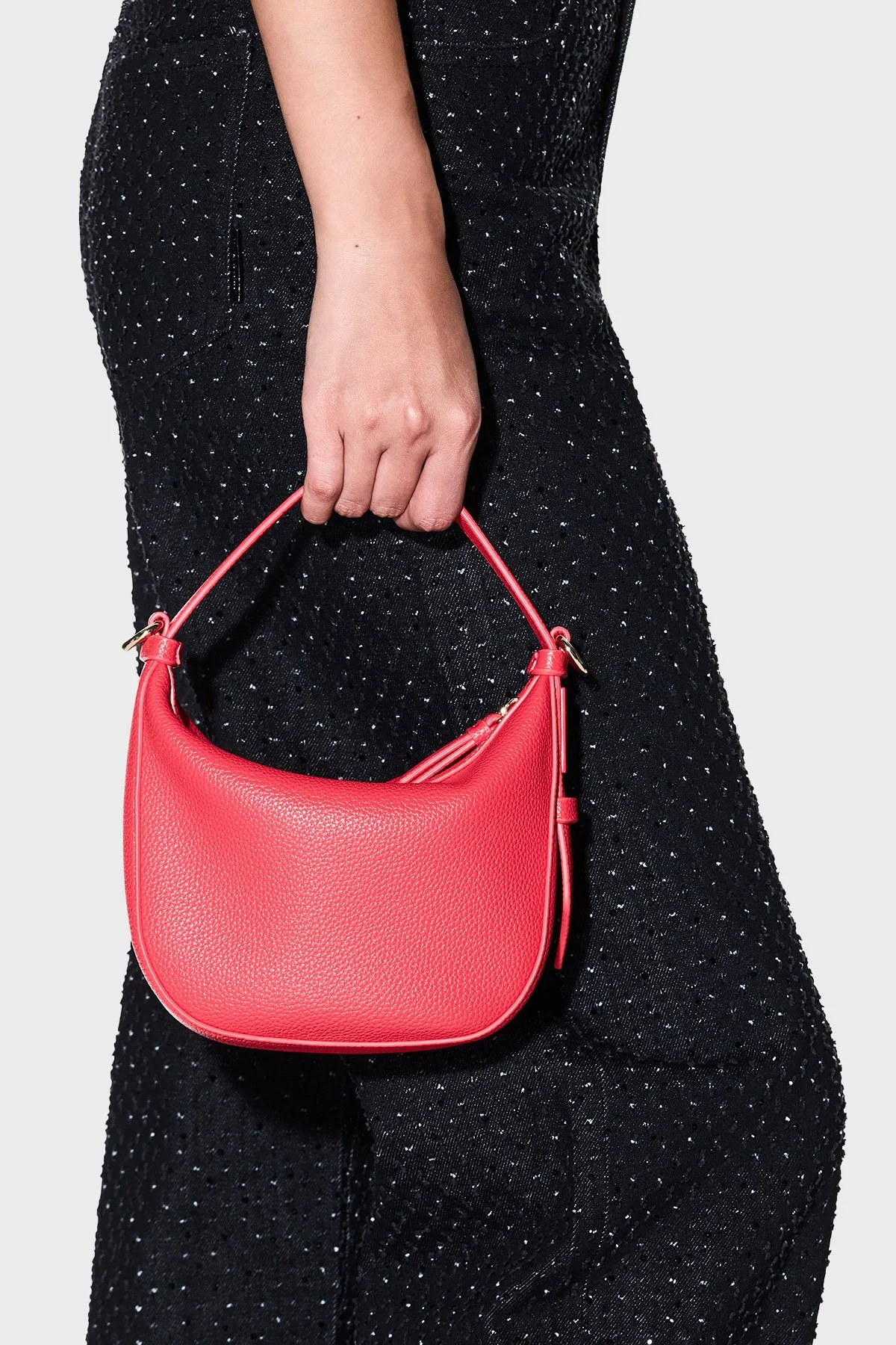 Armani Exchange Logolu Sabit Saplı ve Ayarlanabilir Askılı Bayan Çanta XW000917 AF11902 U5051 PEMBE - 4