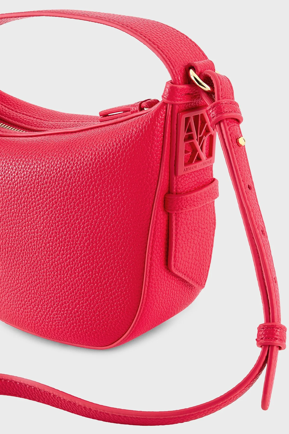 Armani Exchange Logolu Sabit Saplı ve Ayarlanabilir Askılı Bayan Çanta XW000917 AF11902 U5051 PEMBE - 6