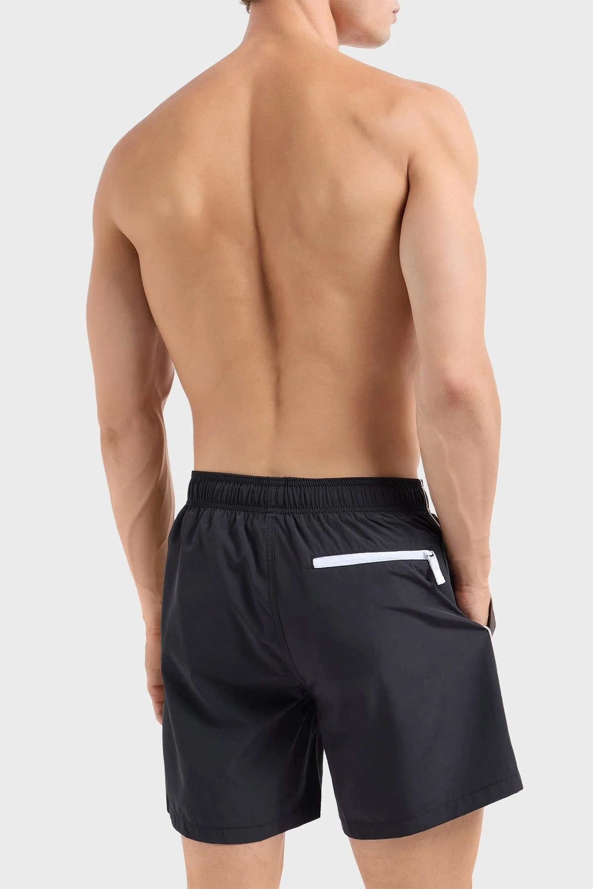 Armani Exchange Logolu Slim Fit Cepli Erkek Mayo Short 953035 CC630 00020 SİYAH - 6