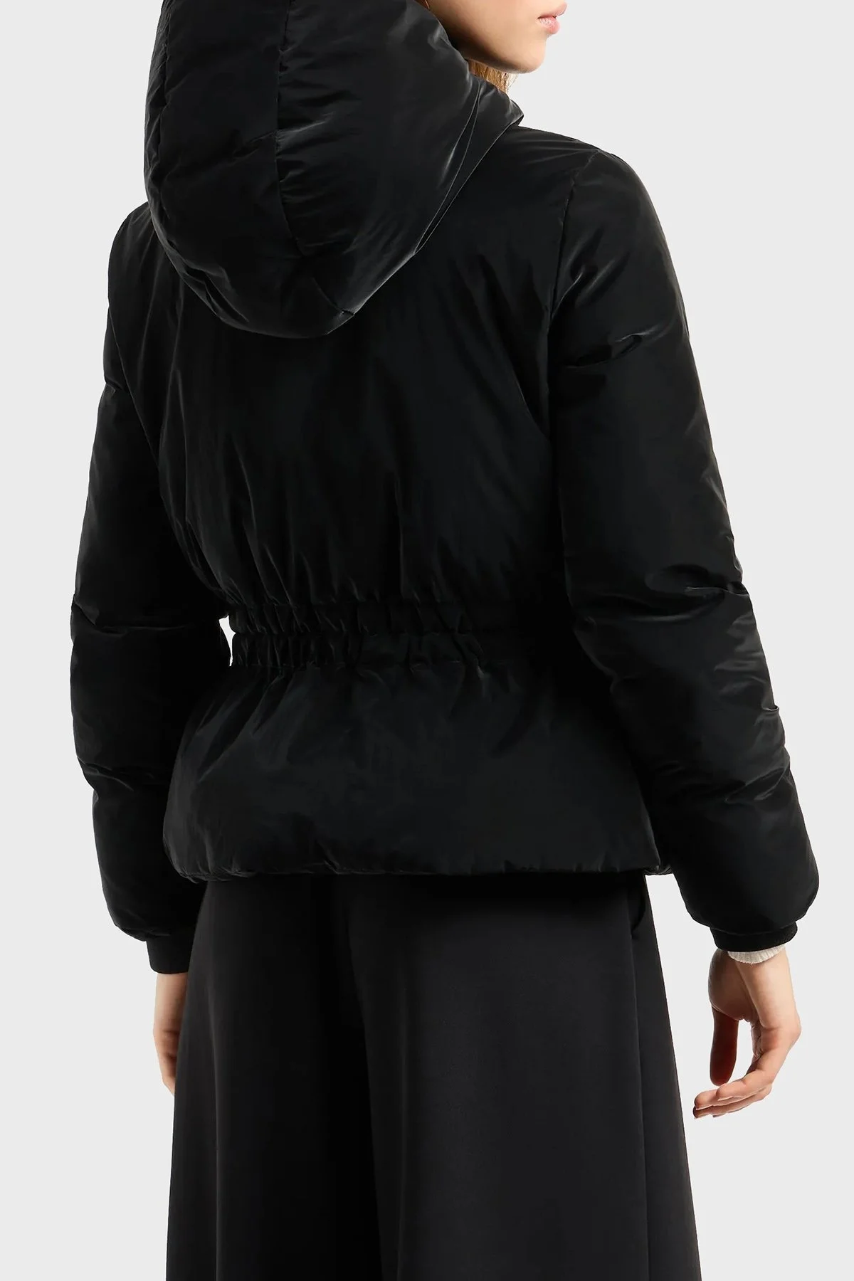 Armani Exchange Logolu Slim Fit Şişme Bayan Mont 6DYB43 YN6YZ 1200 SİYAH - 2