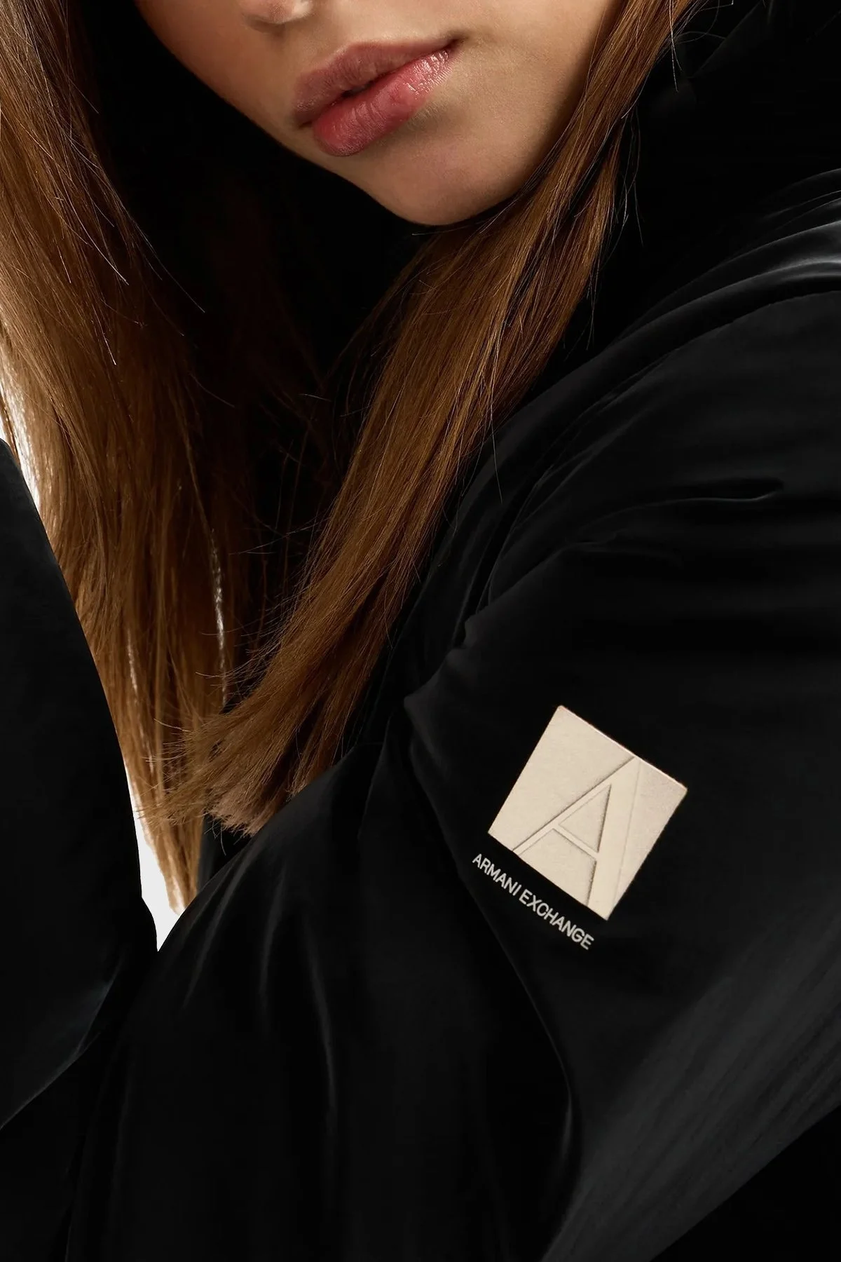 Armani Exchange Logolu Slim Fit Şişme Bayan Mont 6DYB43 YN6YZ 1200 SİYAH - 9