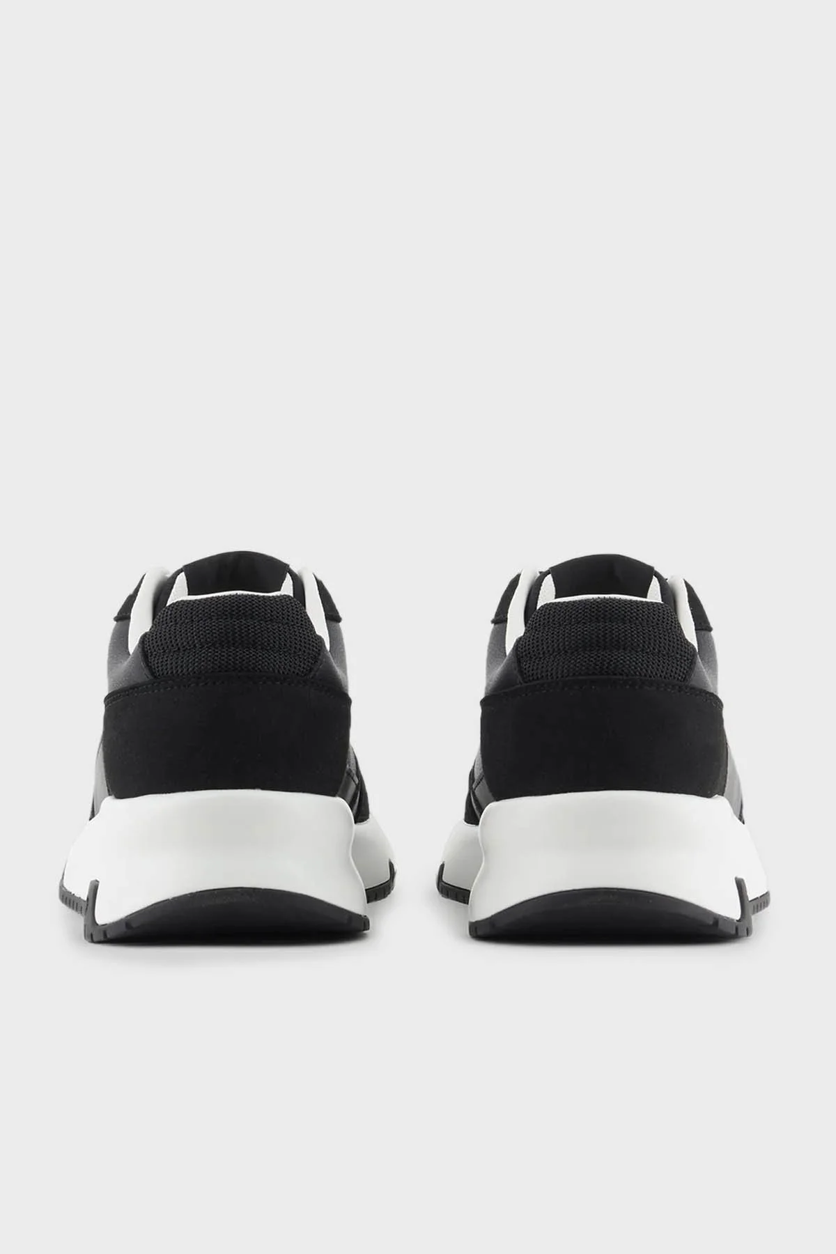 Armani Exchange Logolu Sneakaer Erkek Ayakkabı XUX225 XV862 K001 SİYAH - 4