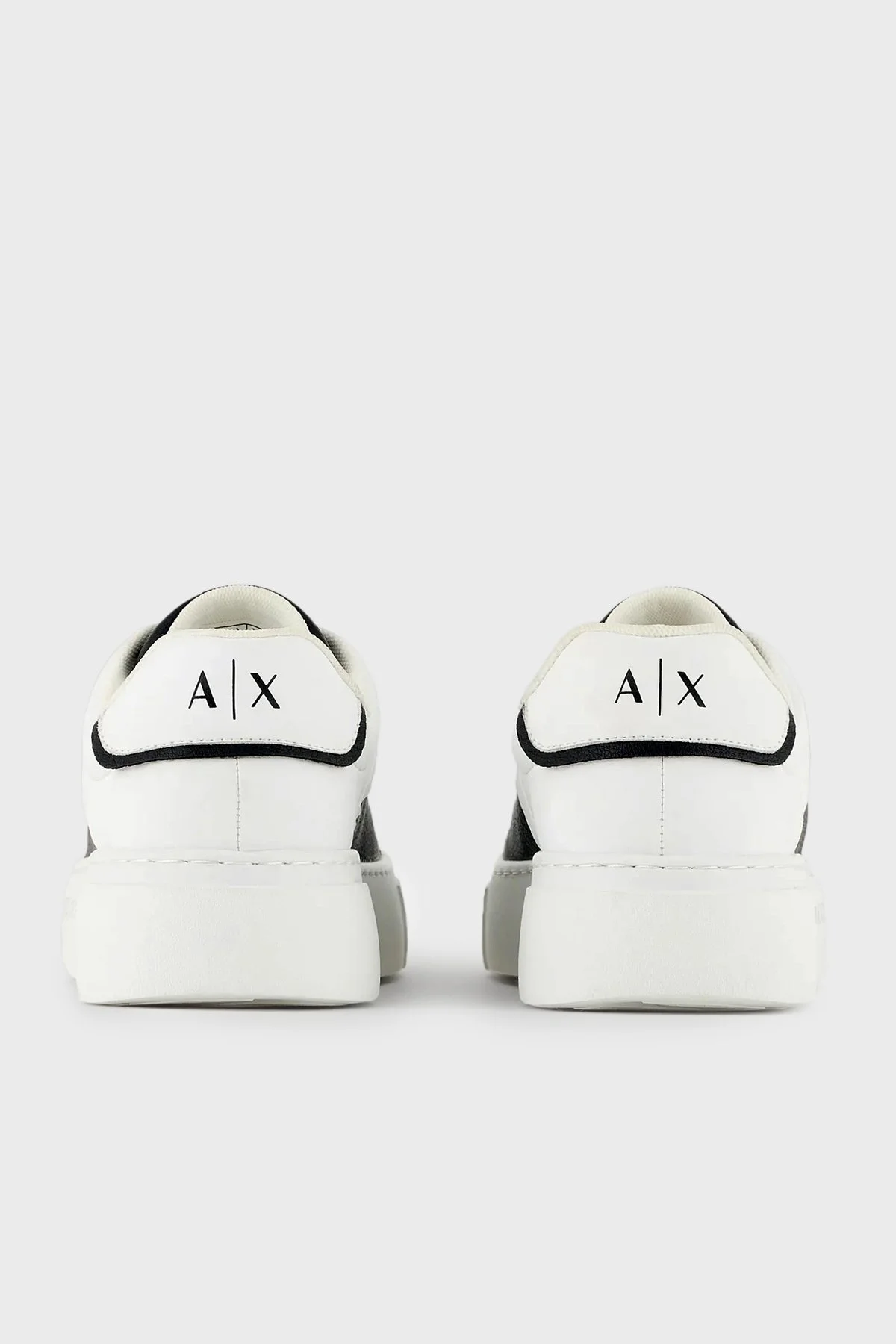 Armani Exchange Logolu Sneaker Bayan Ayakkabı XDX133 XV725 S277 SİYAH-BEYAZ - 4