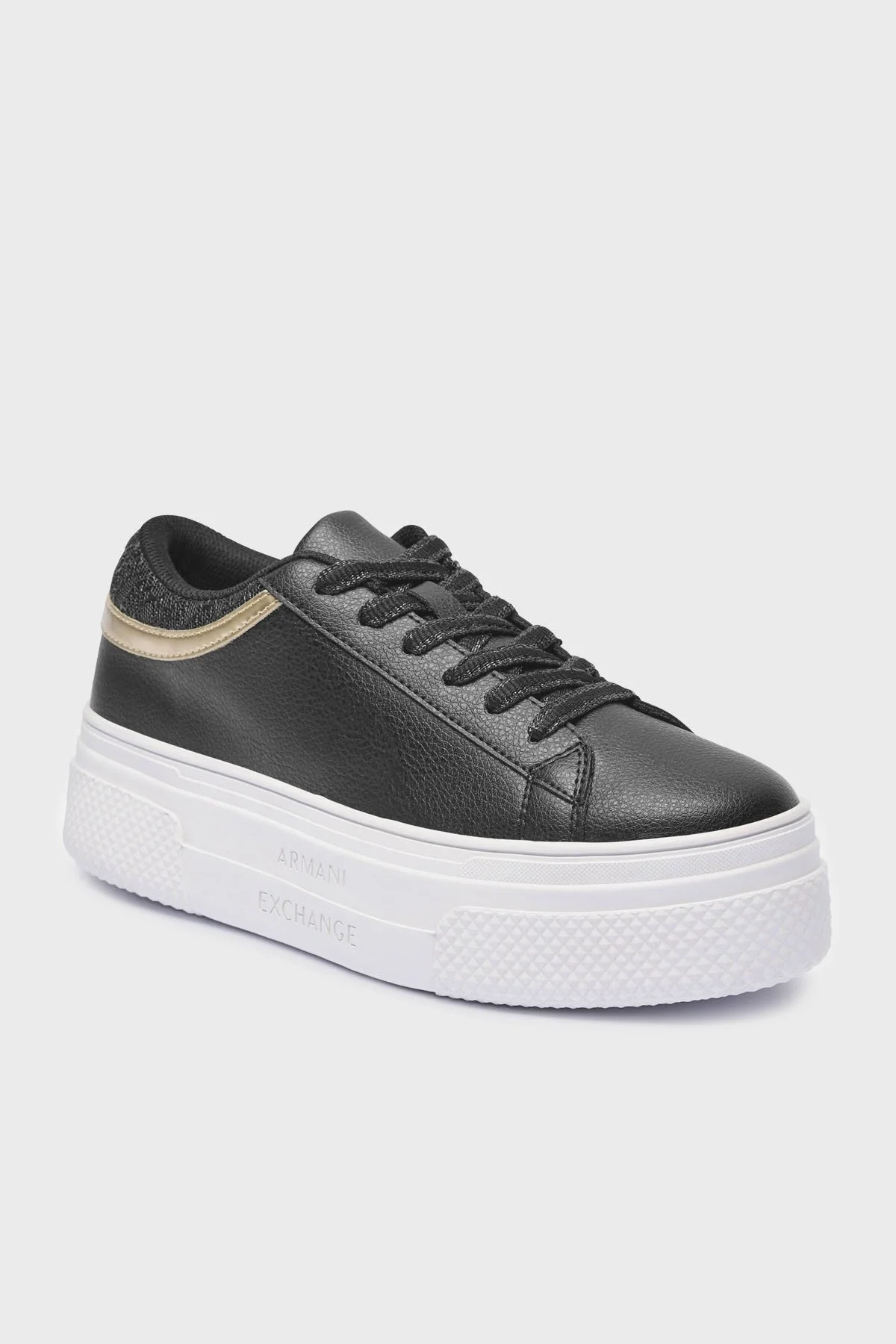Armani Exchange Logolu Sneaker Bayan Ayakkabı XDX159 XV887 00002 SİYAH - 5