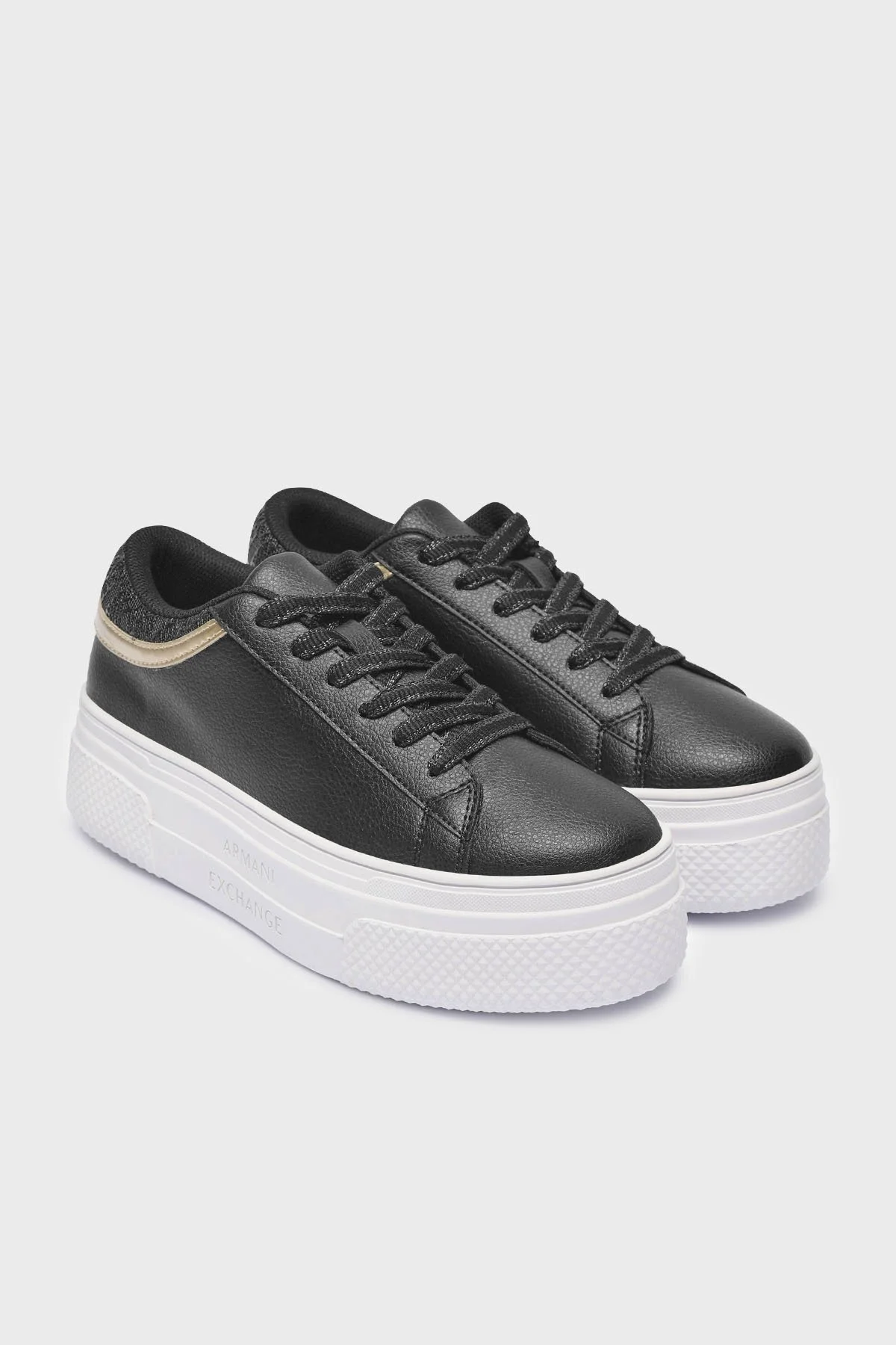 Armani Exchange Logolu Sneaker Bayan Ayakkabı XDX159 XV887 00002 SİYAH - 6