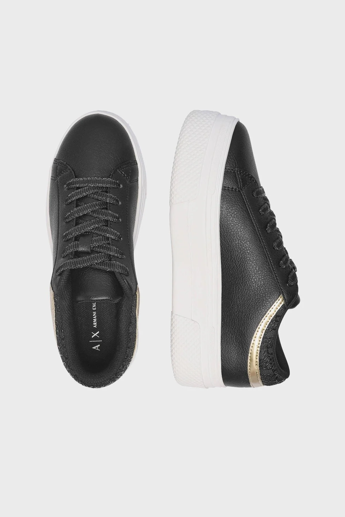 Armani Exchange Logolu Sneaker Bayan Ayakkabı XDX159 XV887 00002 SİYAH - 7