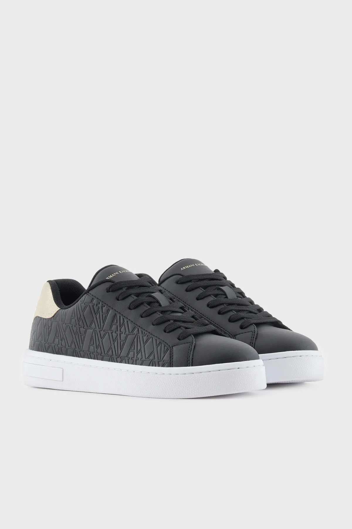 Armani Exchange Logolu Sneaker Bayan Ayakkabı XDX165 XV891 T780 SİYAH - 2