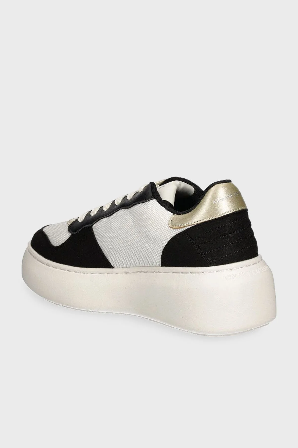 Armani Exchange Logolu Sneaker Bayan Ayakkabı XDX167 XV893 N814 SİYAH-BEYAZ - 3
