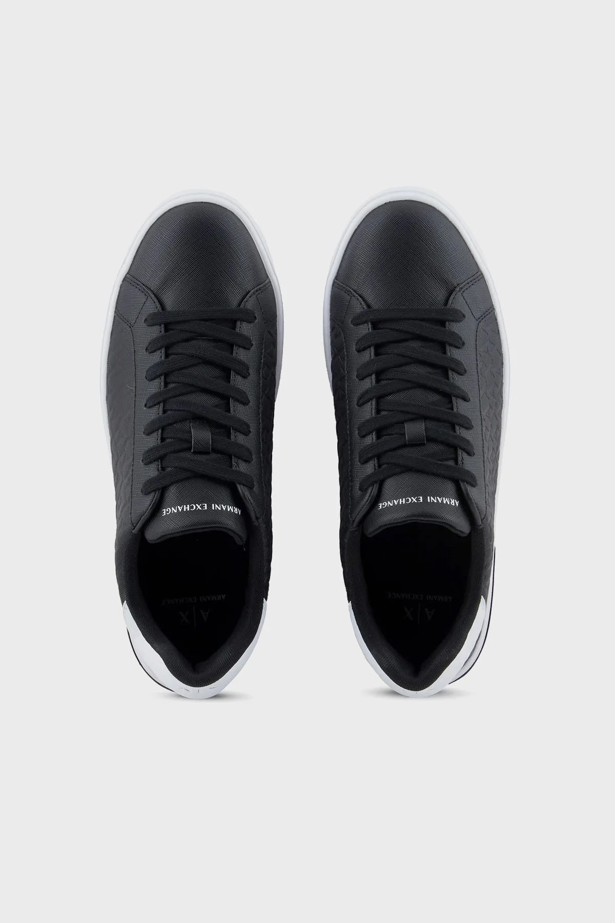 Armani Exchange Logolu Sneaker Erkek Ayakkabı XM000140 AF11916 MC011 SİYAH-BEYAZ - 3