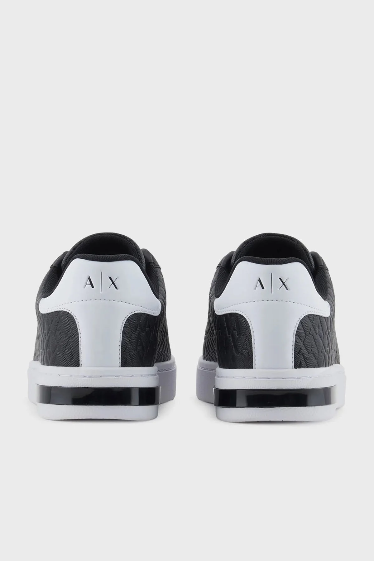 Armani Exchange Logolu Sneaker Erkek Ayakkabı XM000140 AF11916 MC011 SİYAH-BEYAZ - 4