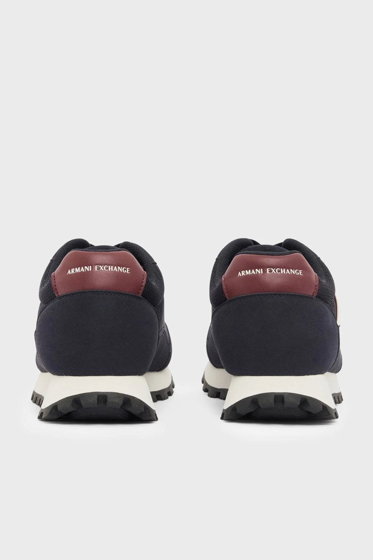 Armani Exchange Logolu Sneaker Erkek Ayakkabı XM001960 AF19388 MB802 Lacivert-beyaz - 4