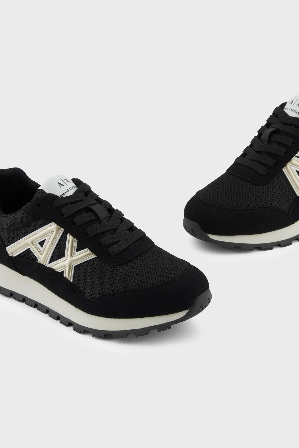 Armani Exchange Logolu Sneaker Erkek Ayakkabı XM001960 AF19388 MC077 SİYAH - 4