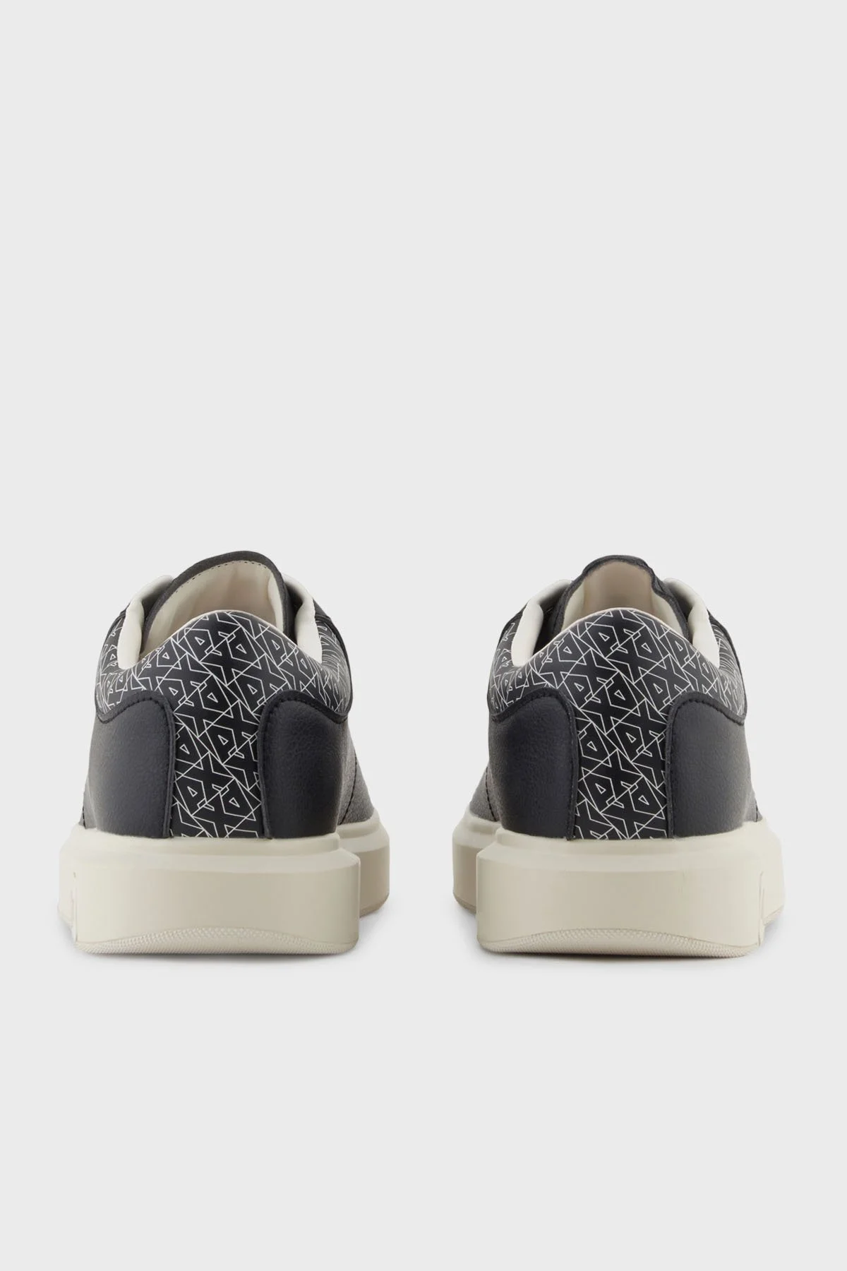 Armani Exchange Logolu Sneaker Erkek Ayakkabı XM001964 AF19403 MC024 SİYAH-BEYAZ - 5