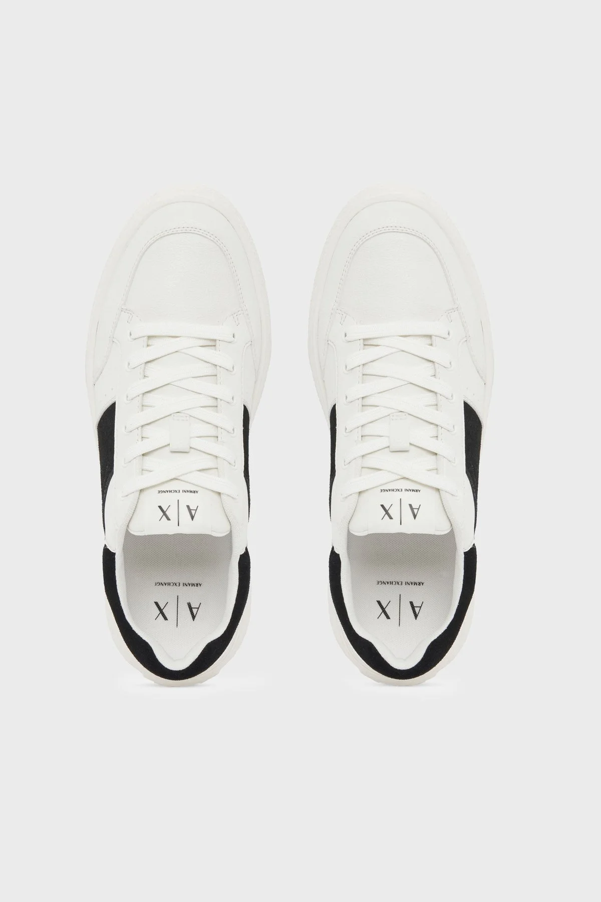 Armani Exchange Logolu Sneaker Erkek Ayakkabı XM002627 AF17540 M0017 Beyaz-siyah - 3