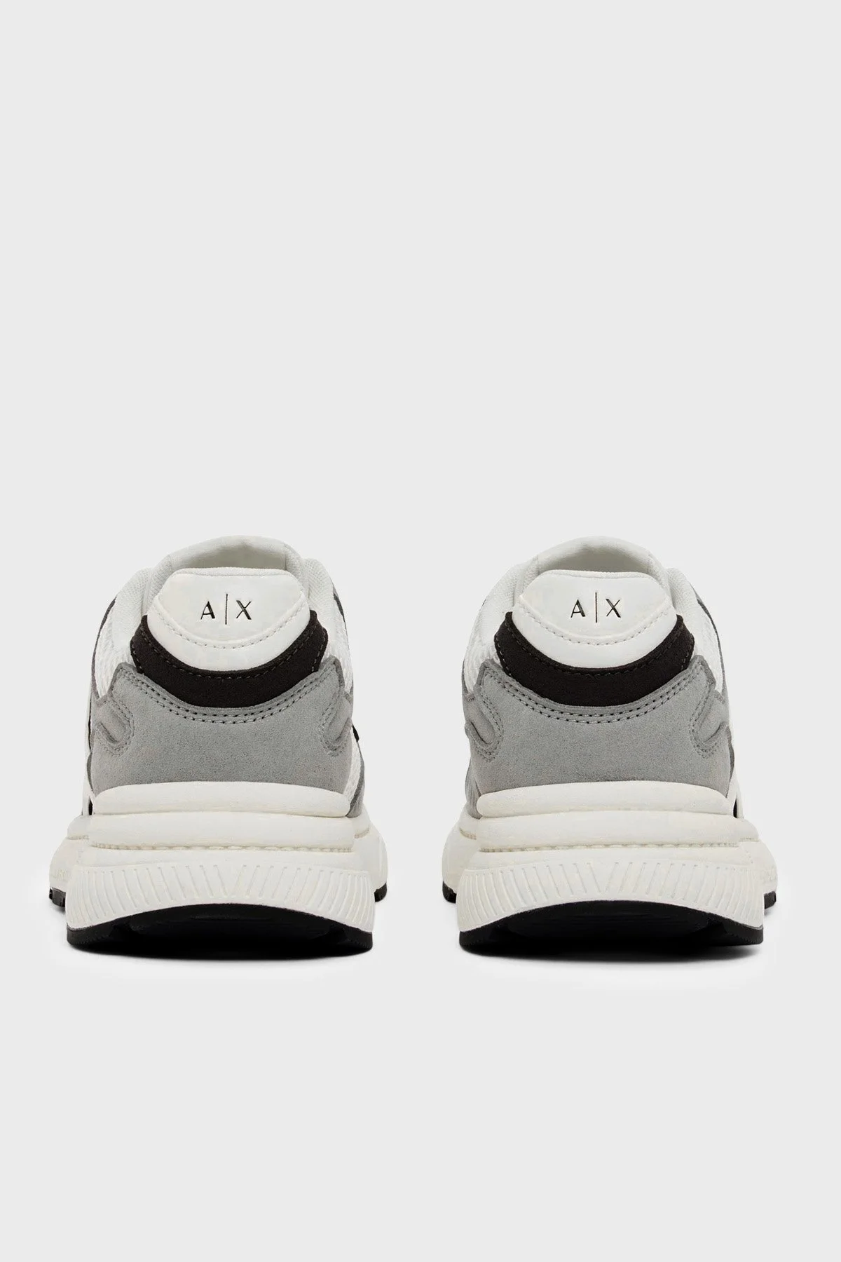 Armani Exchange Logolu Sneaker Erkek Ayakkabı XM002635 AF19388 M8479 Açık gri-ekru - 4