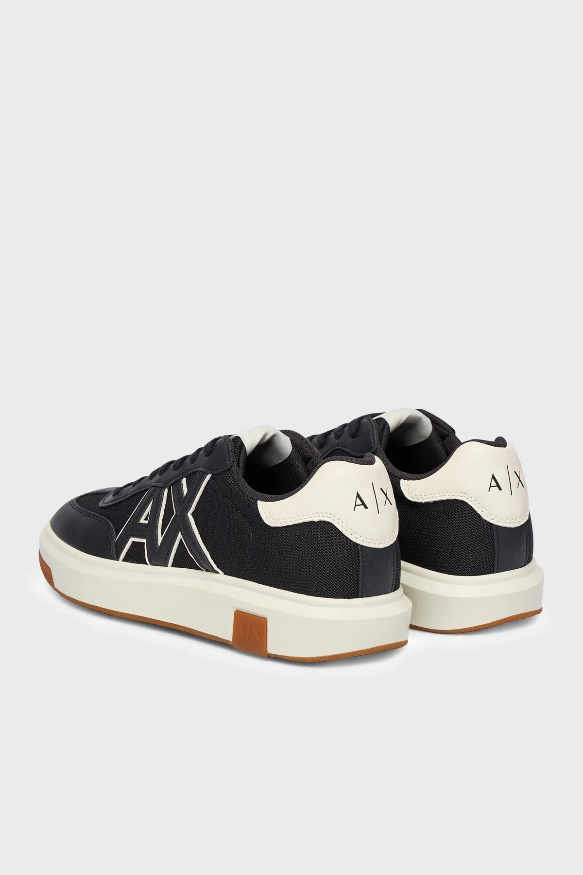 Armani Exchange Logolu Sneaker Erkek Ayakkabı XM002687 AF22775 MZ752 LACİVERT - 5