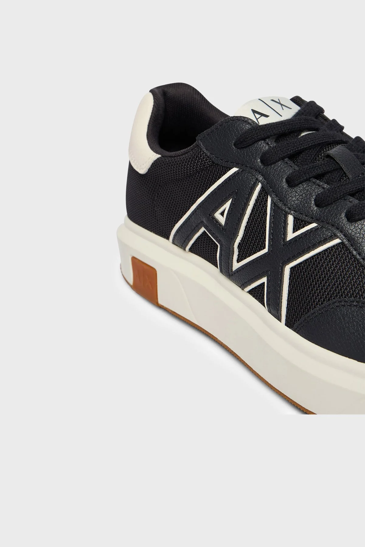 Armani Exchange Logolu Sneaker Erkek Ayakkabı XM002687 AF22775 MZ752 LACİVERT - 4