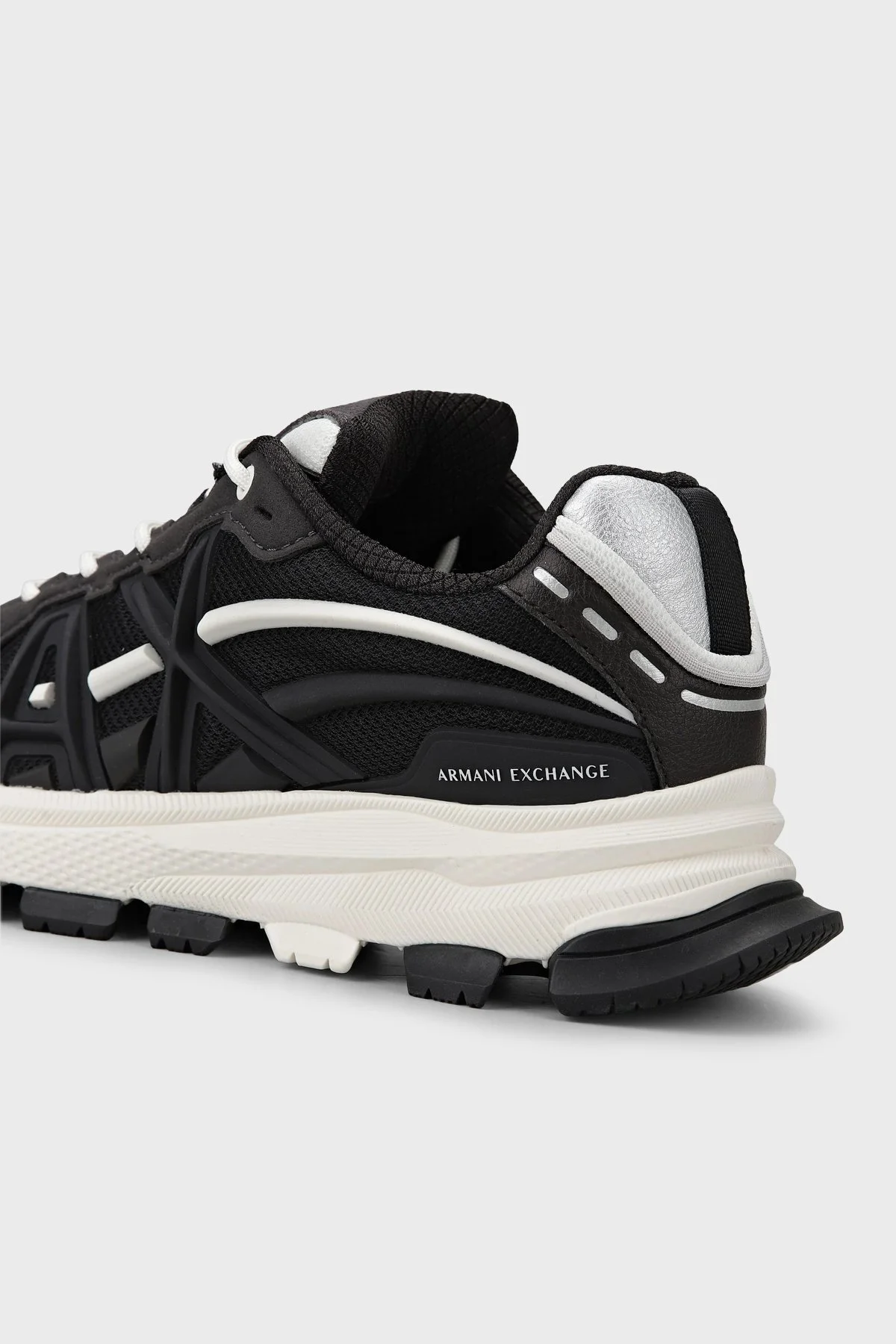 Armani Exchange Logolu Sneaker Erkek Ayakkabı XM003608 AF29104 M8458 Kahve-beyaz - 5