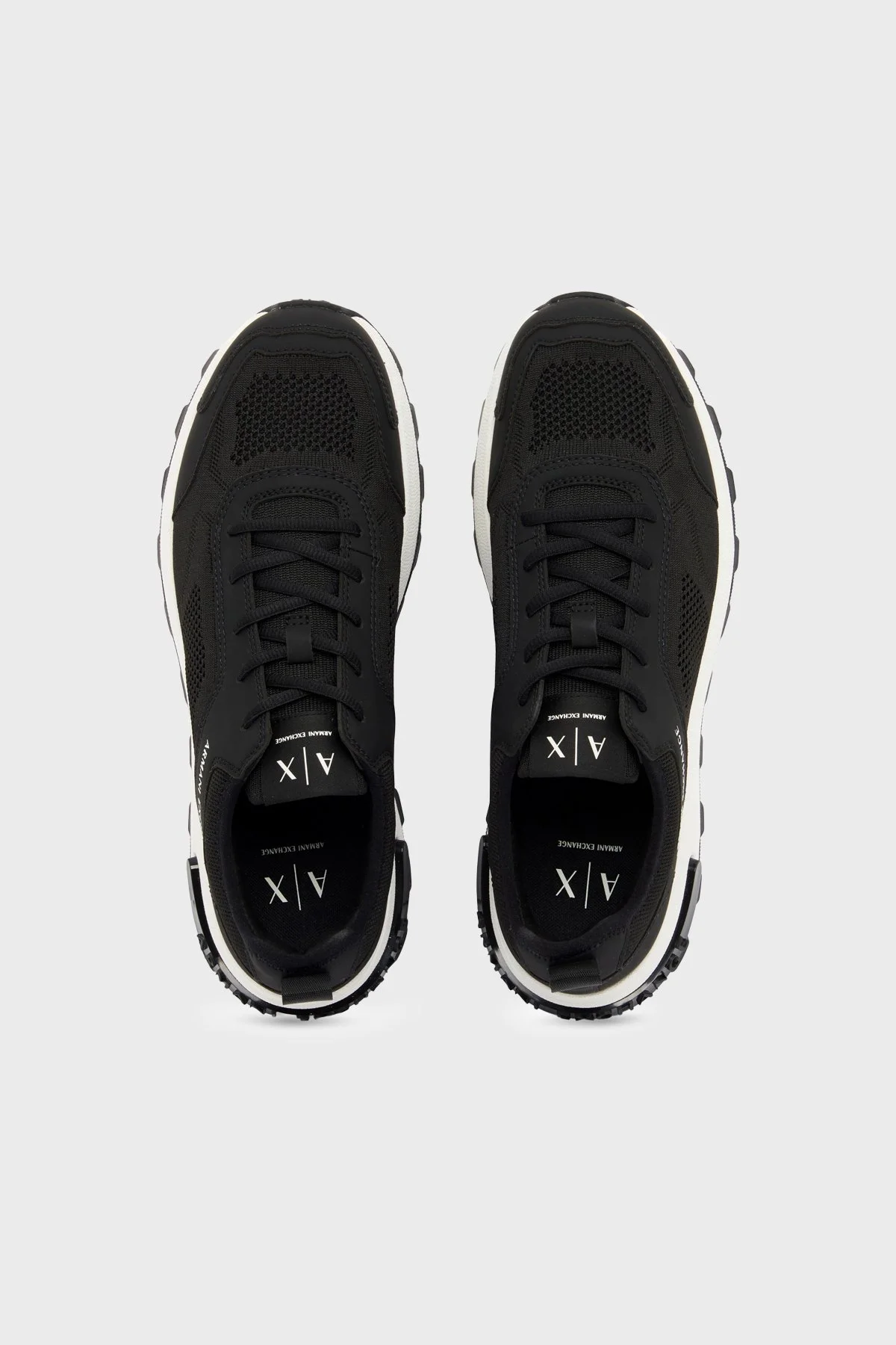 Armani Exchange Logolu Sneaker Erkek Ayakkabı XM003611 AF29101 UC001 Siyah - 4